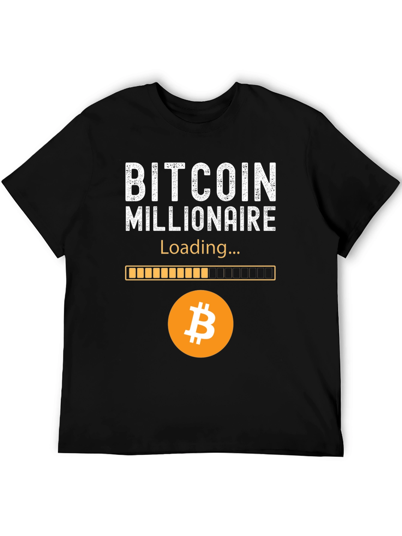 Bitcoin Millionaire Loading T-Shirt Crypto Fan Tee