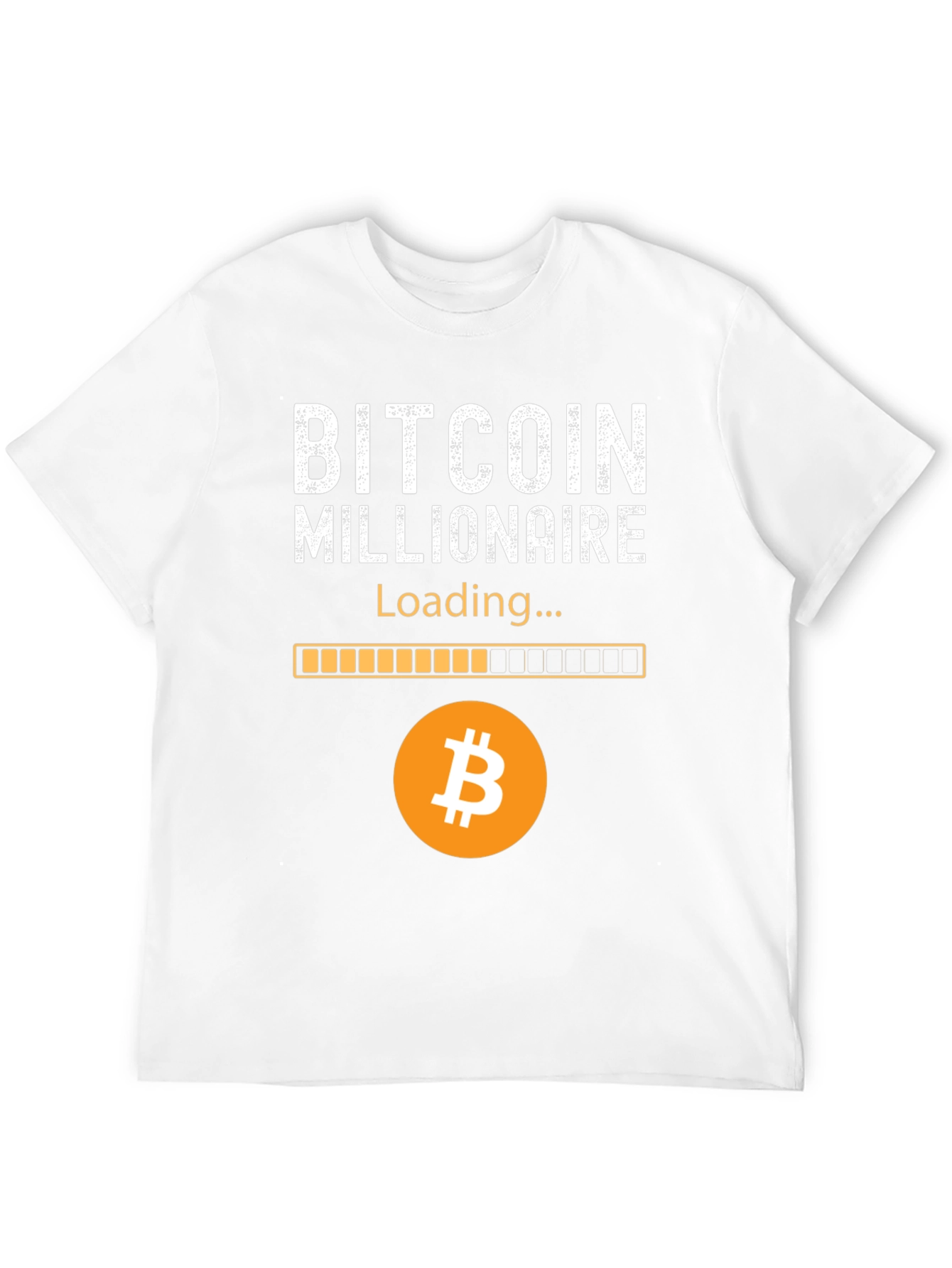Bitcoin Millionaire Loading T-Shirt Crypto Fan Tee