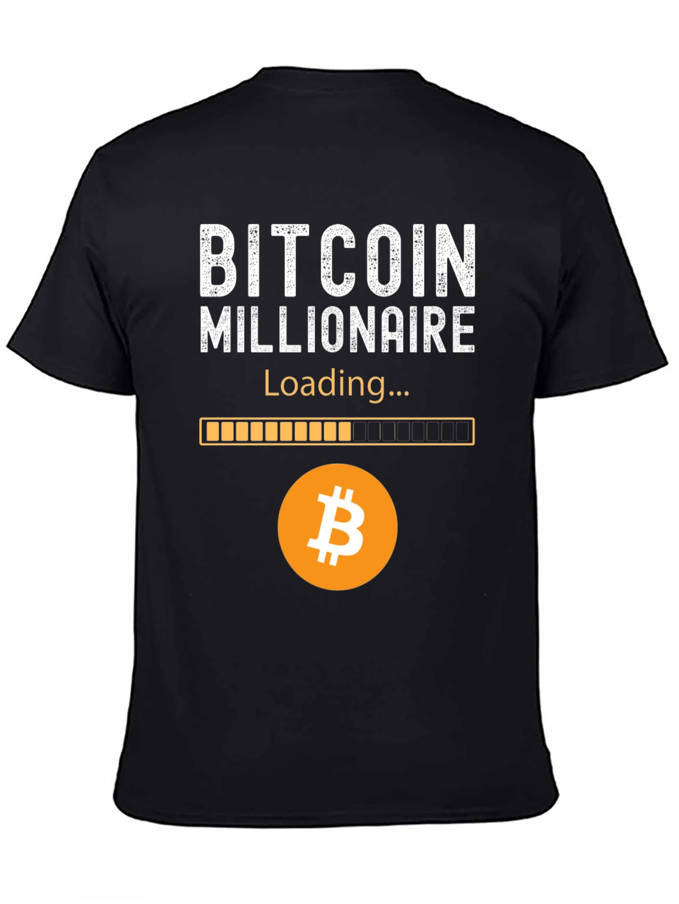 Bitcoin Millionaire Loading T-Shirt Crypto Fan Tee