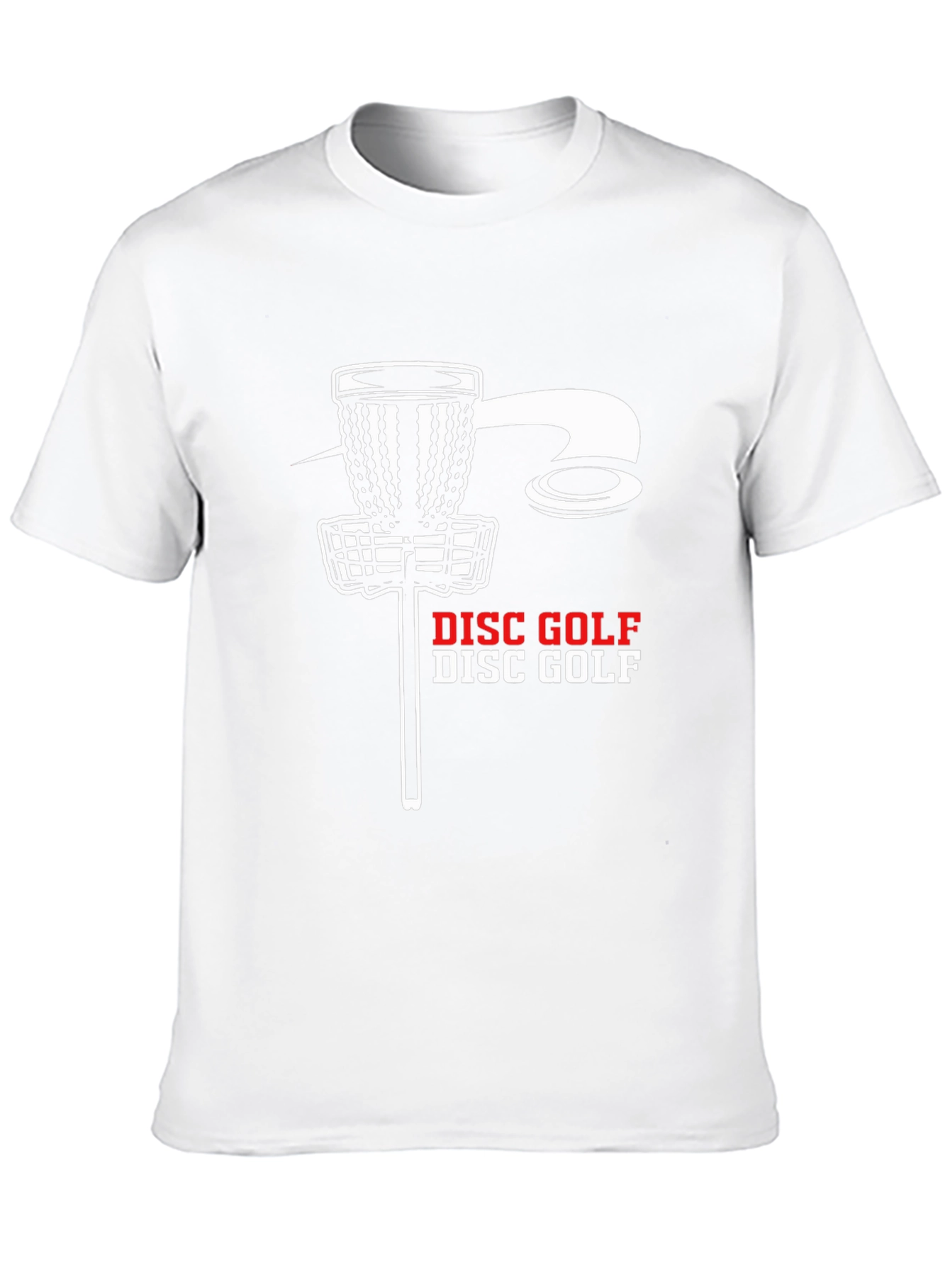 Disc Golf T-Shirt - Black Tee with Graphic