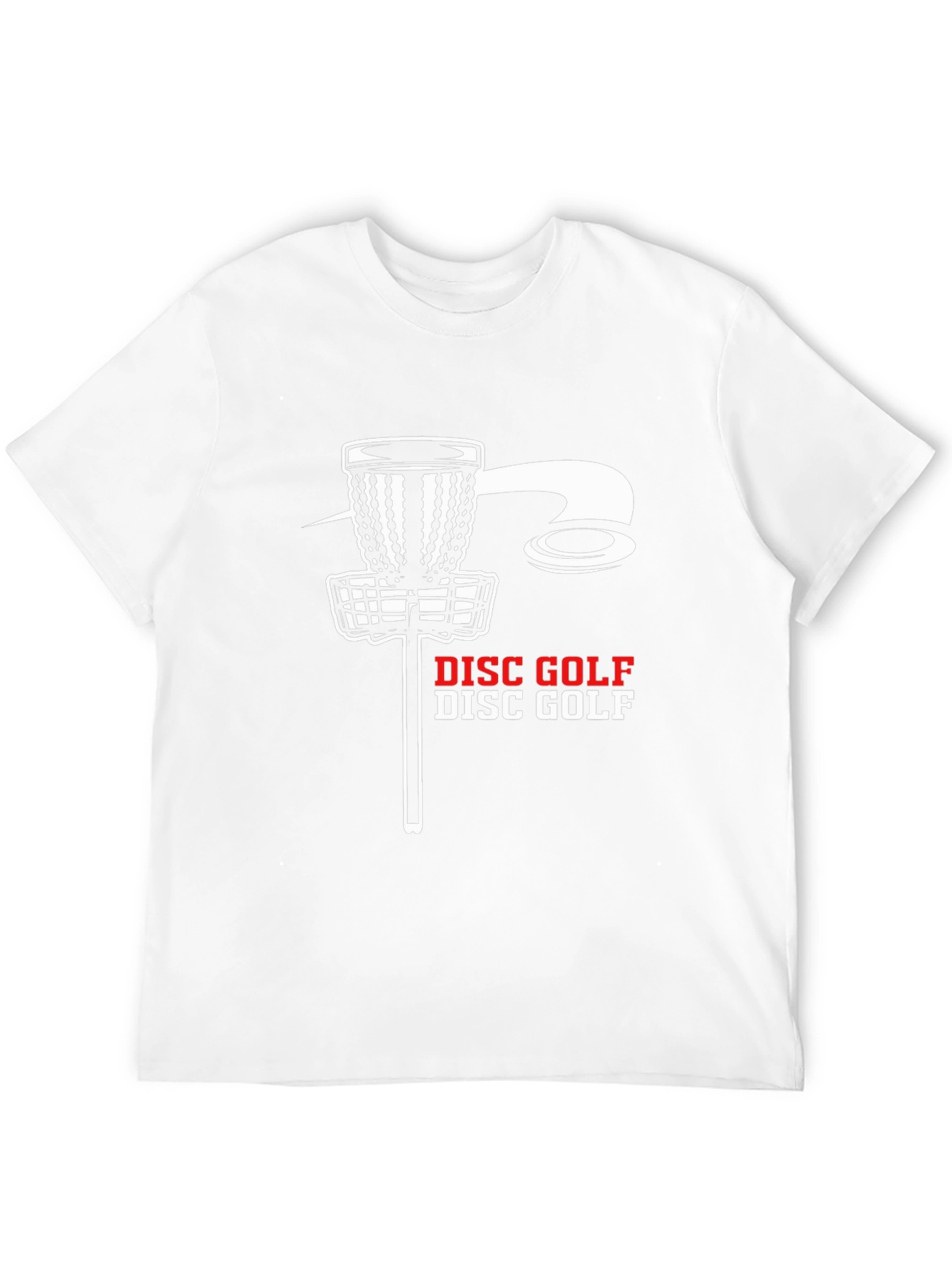 Disc Golf T-Shirt - Black Tee with Graphic