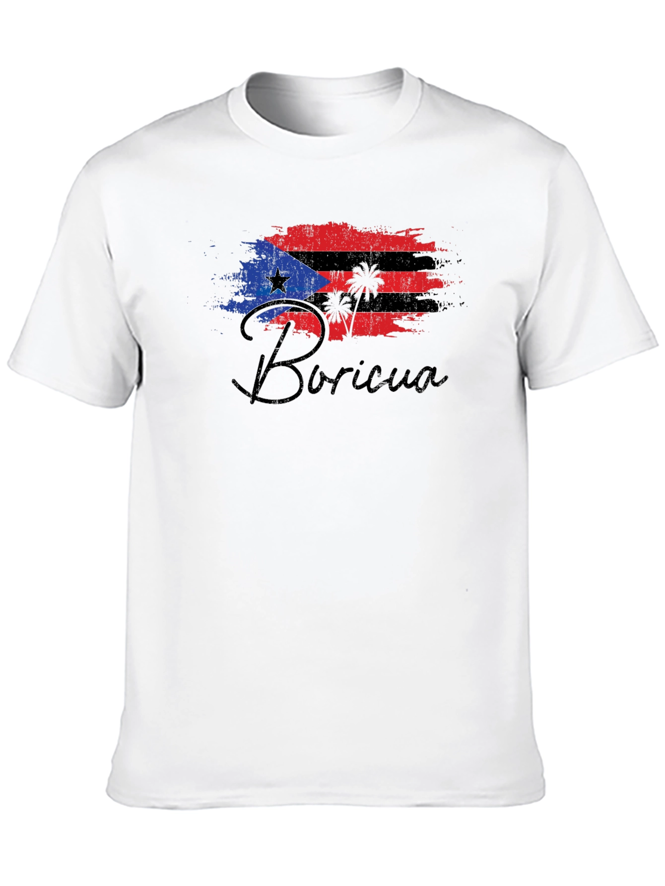 Boricua Flag Graphic T-Shirt - Mens Casual Tee