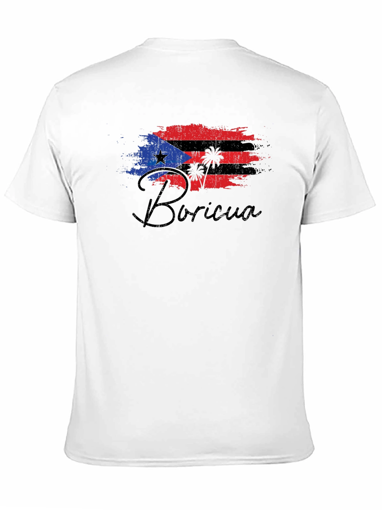 Boricua Flag Graphic T-Shirt - Mens Casual Tee