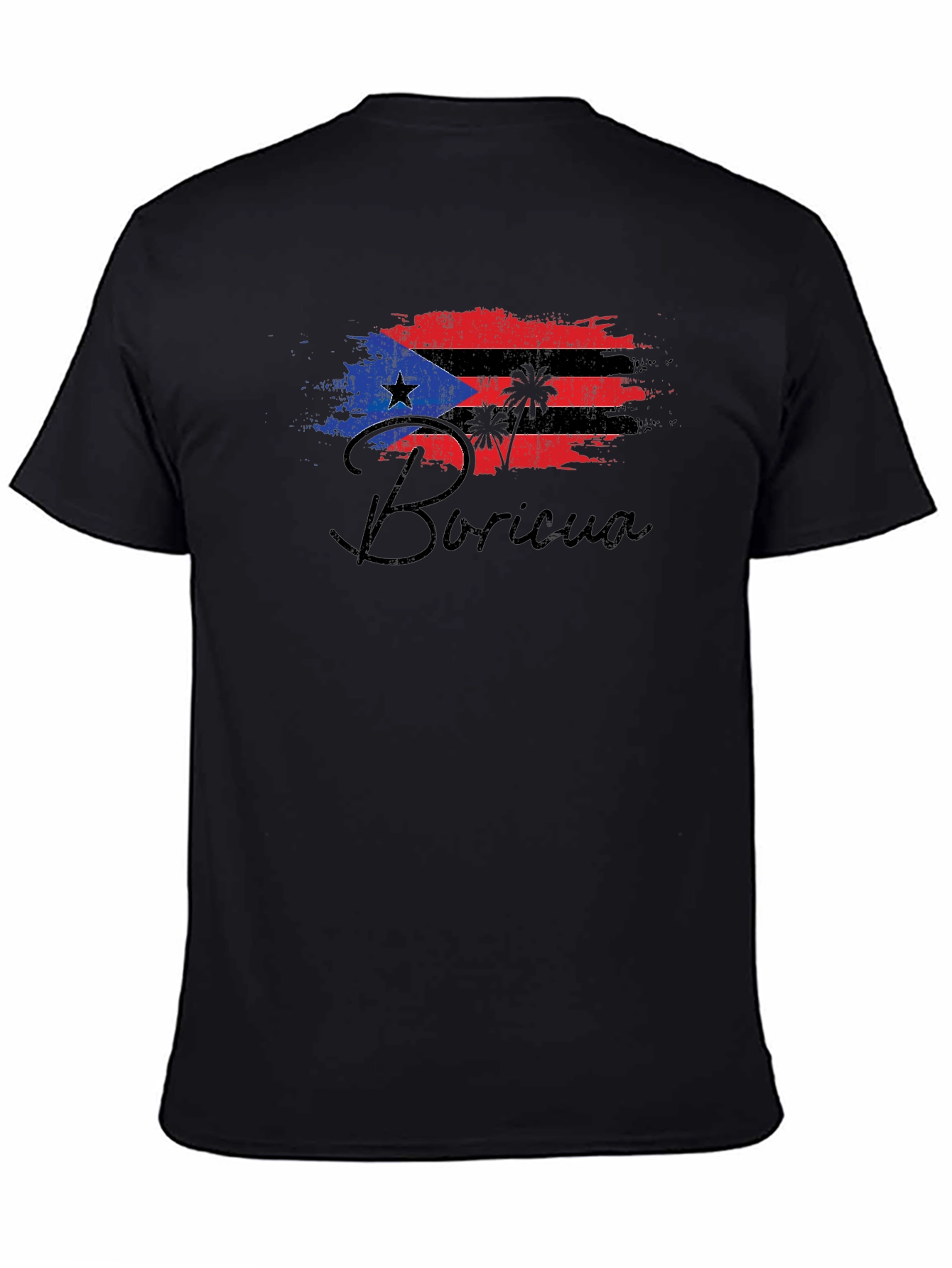 Boricua Flag Graphic T-Shirt - Mens Casual Tee
