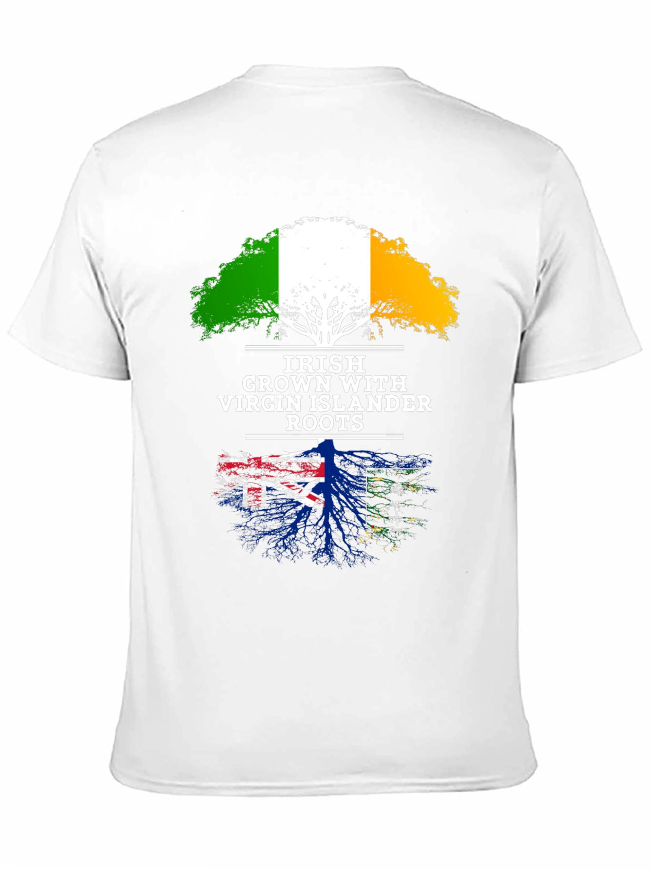 Irish Grown Virgin Islander Roots T-Shirt