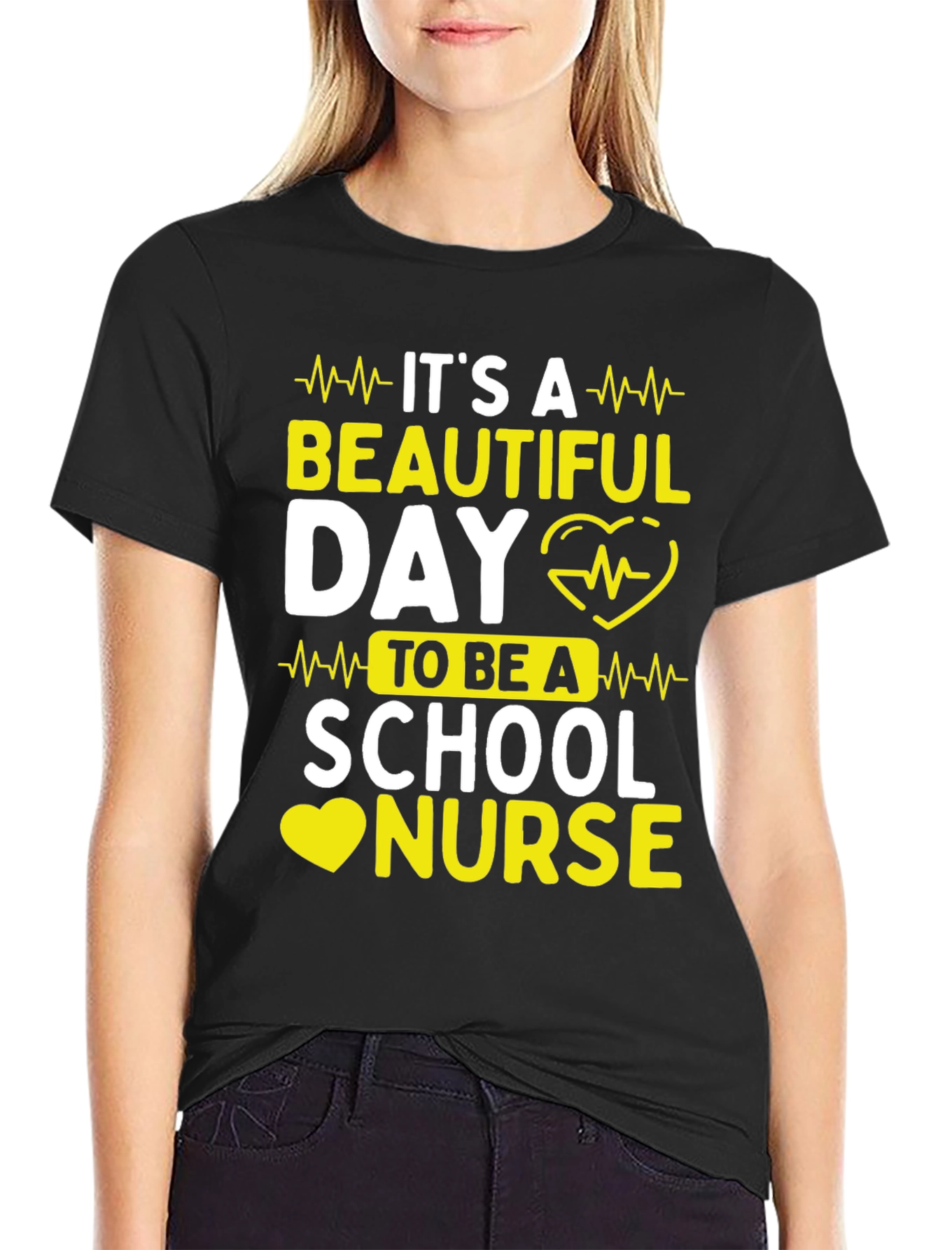 School Nurse T-Shirt - Its a Beautiful Day!