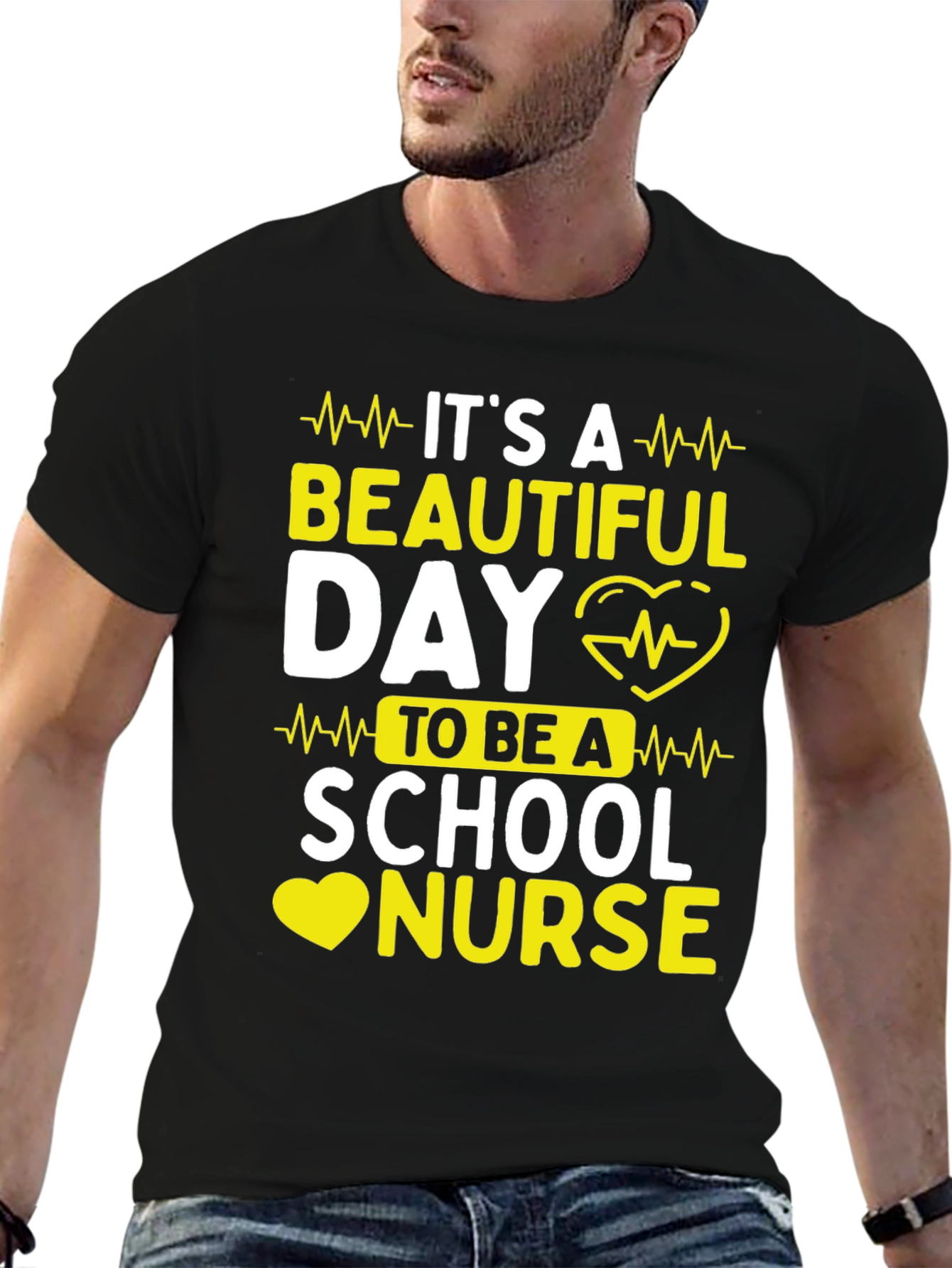 School Nurse T-Shirt - Its a Beautiful Day!