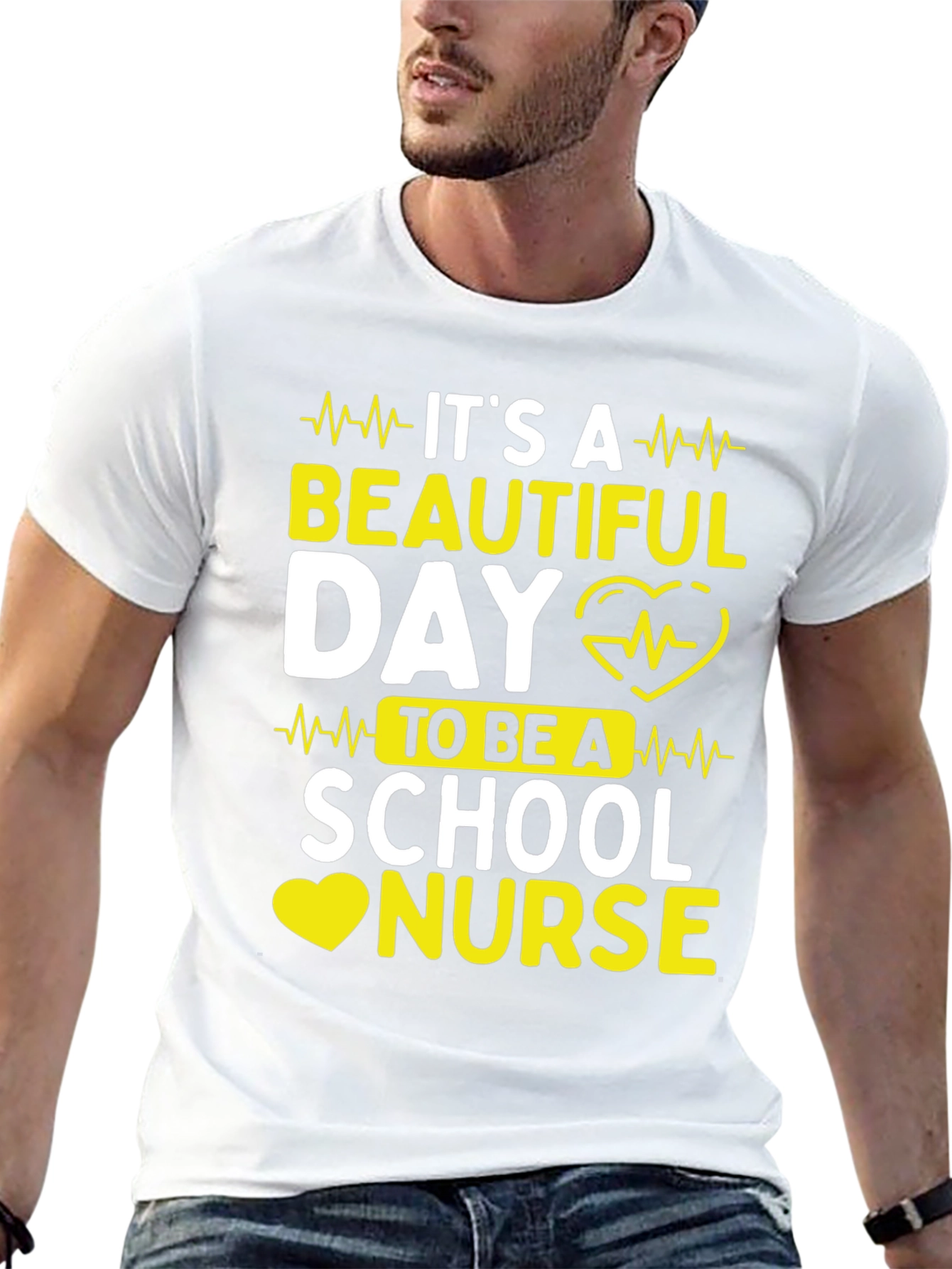 School Nurse T-Shirt - Its a Beautiful Day!