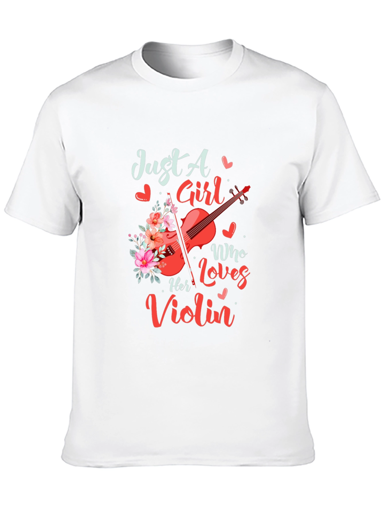 Just a Girl Who Loves Her Violin T-Shirt