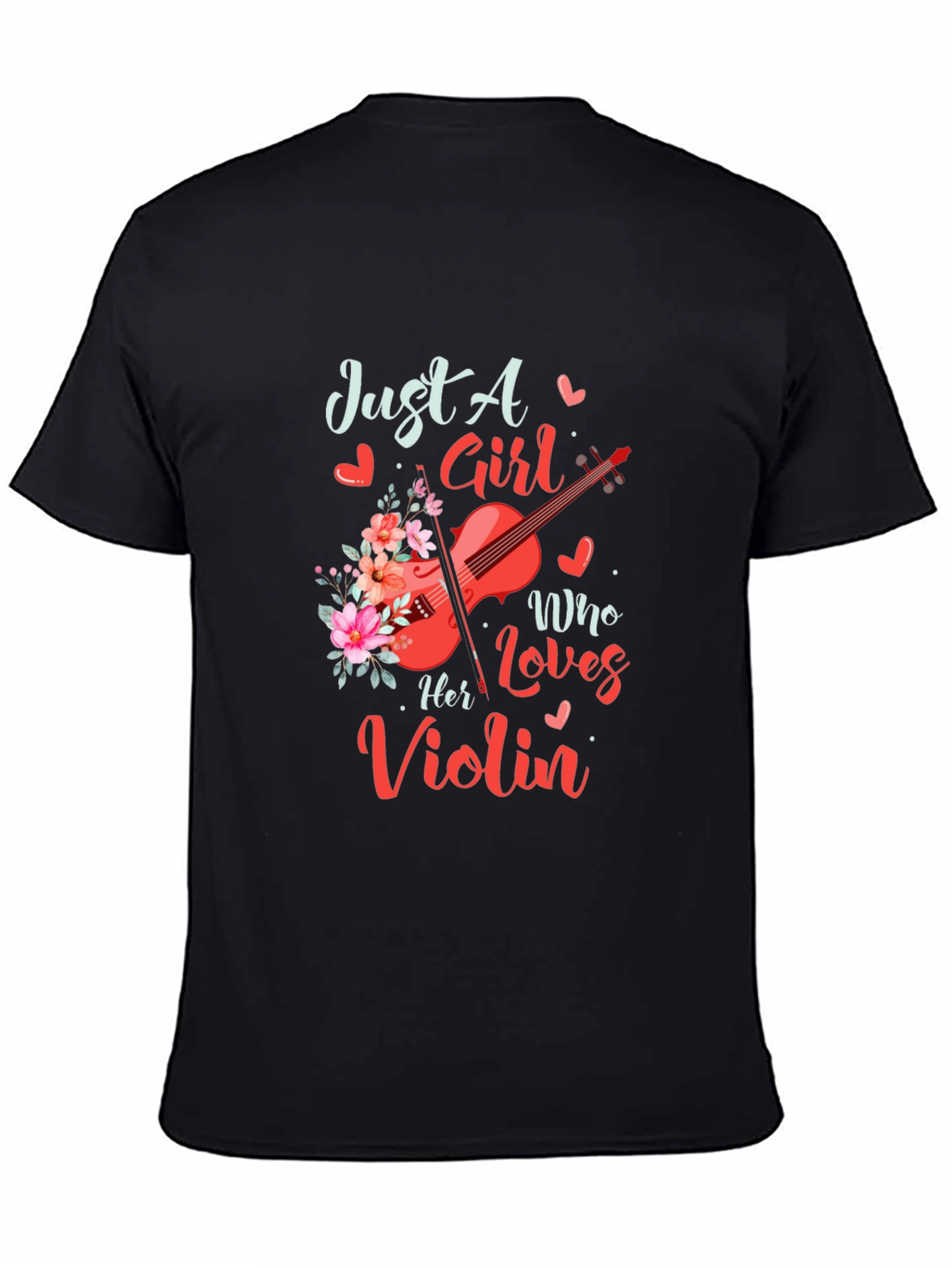 Just a Girl Who Loves Her Violin T-Shirt