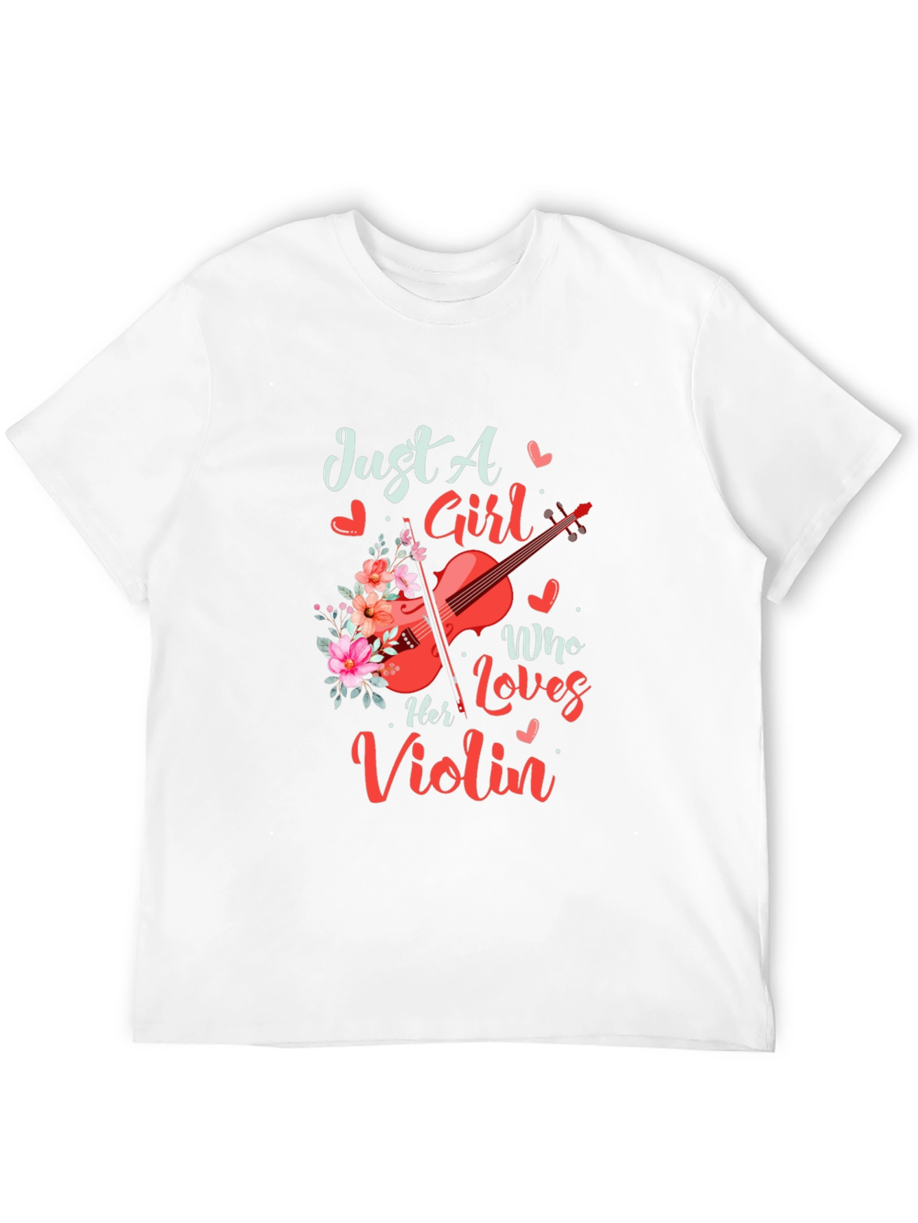 Just a Girl Who Loves Her Violin T-Shirt