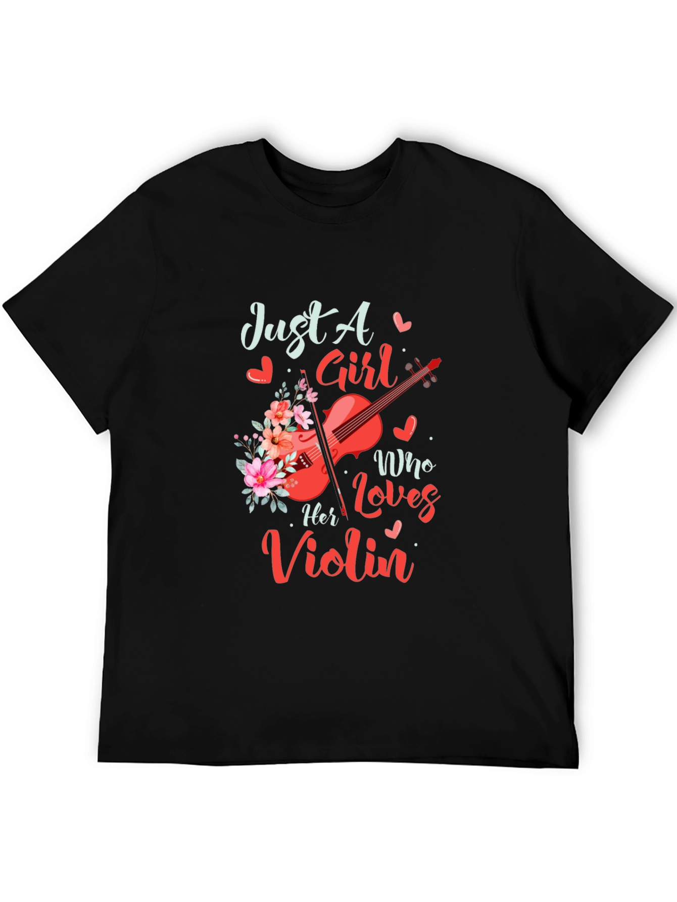 Just a Girl Who Loves Her Violin T-Shirt