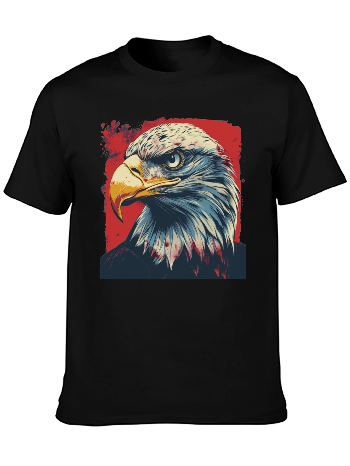 Bald Eagle Graphic Tee - Patriotic USA Pride
