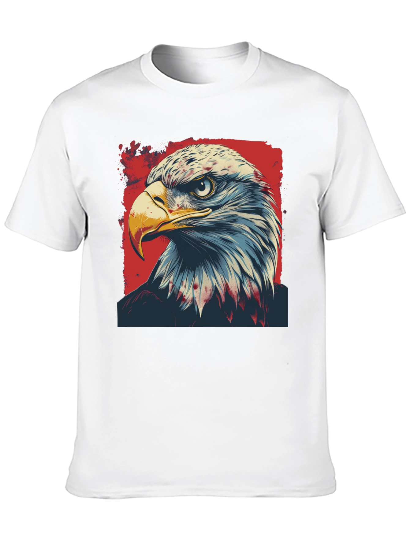Bald Eagle Graphic Tee - Patriotic USA Pride