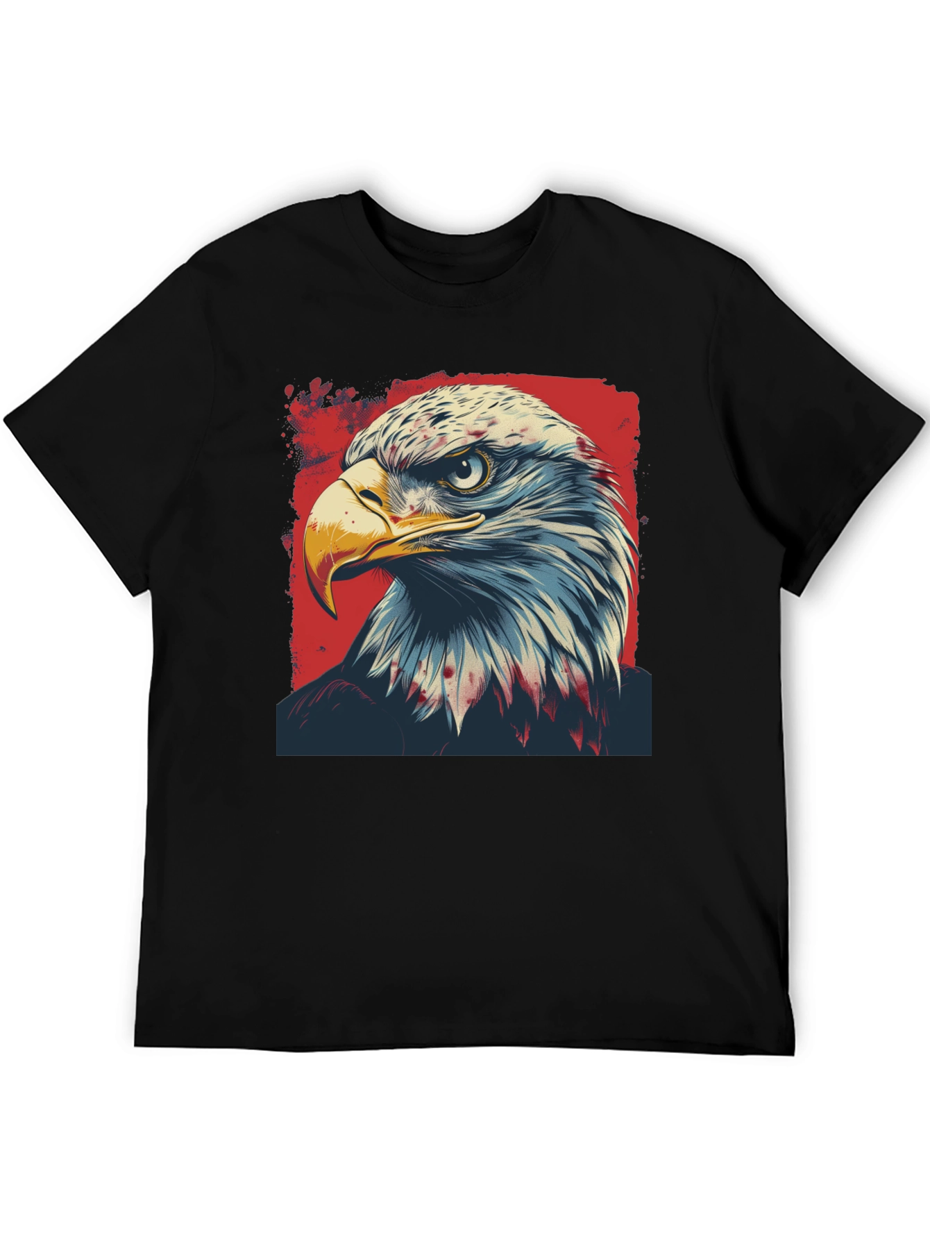 Bald Eagle Graphic Tee - Patriotic USA Pride