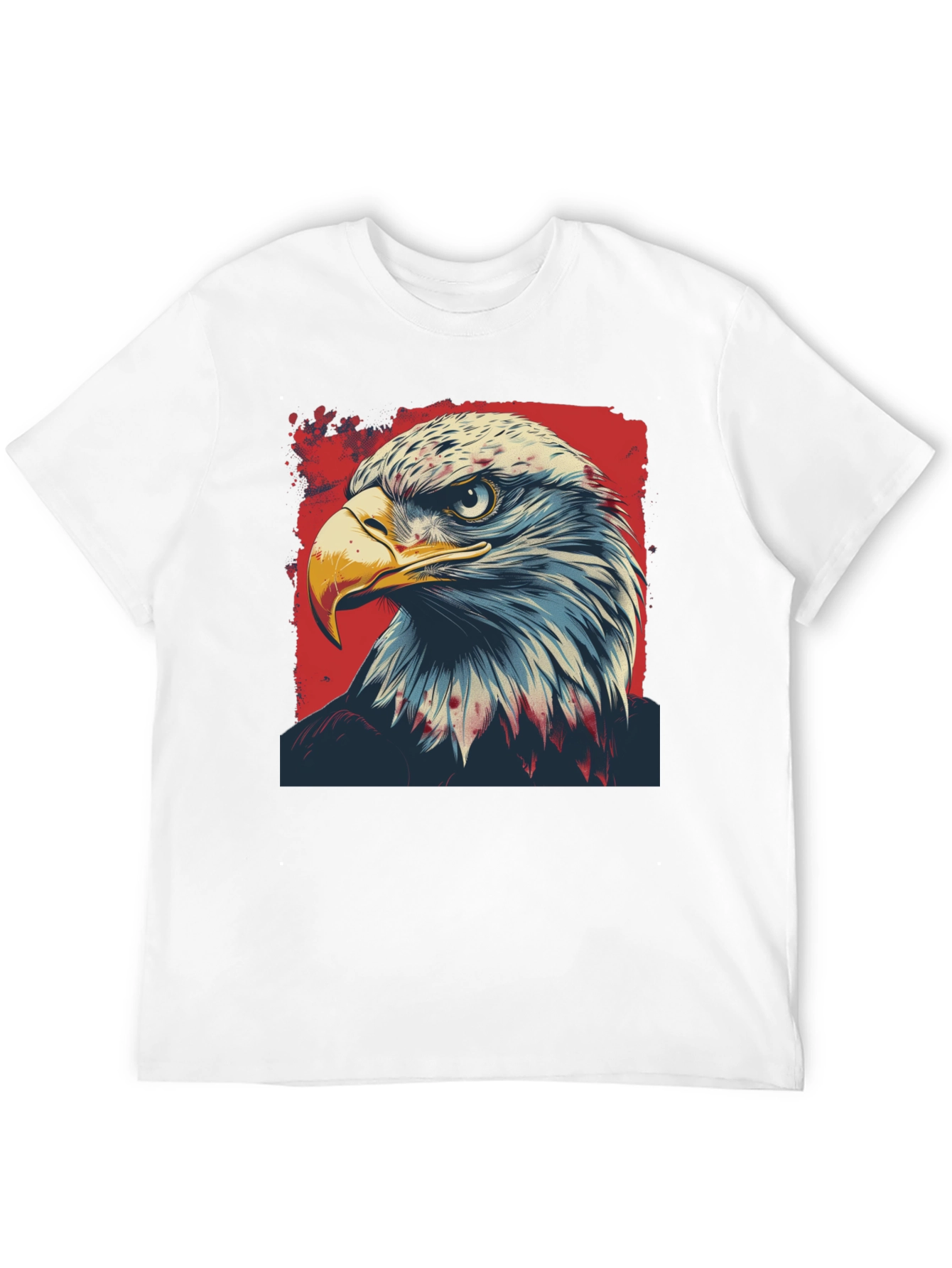 Bald Eagle Graphic Tee - Patriotic USA Pride