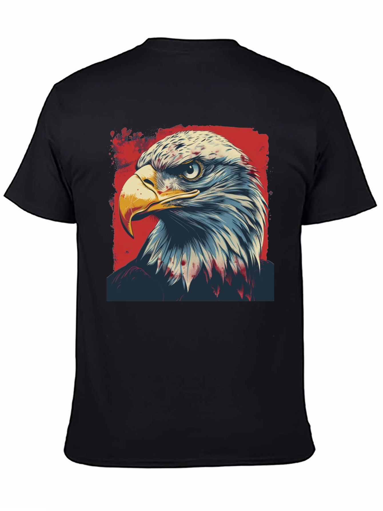 Bald Eagle Graphic Tee - Patriotic USA Pride
