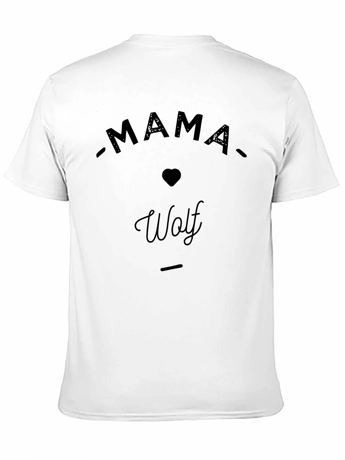 Mama Wolf Graphic Tee - Trendy Comfort