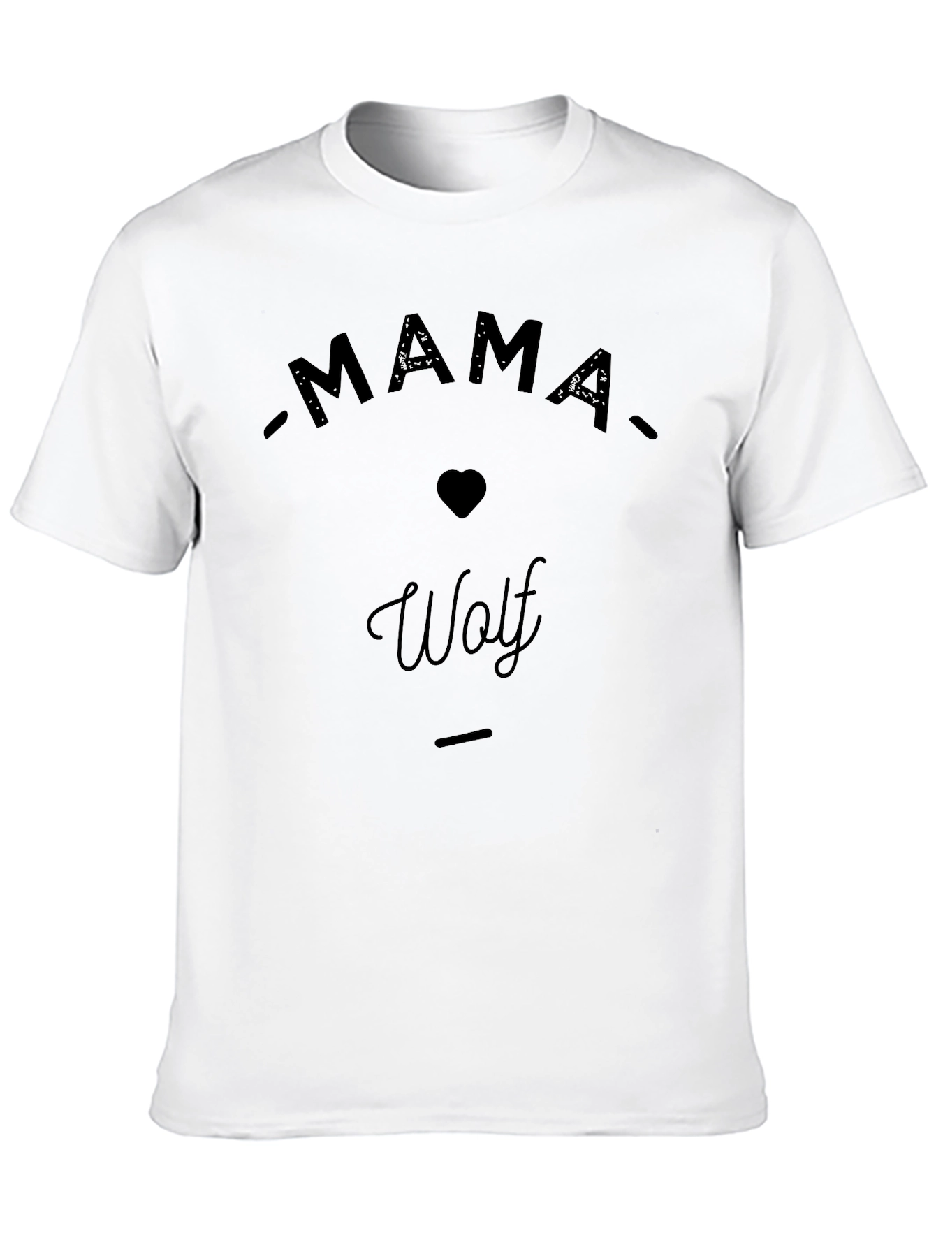 Mama Wolf Graphic Tee - Trendy Comfort