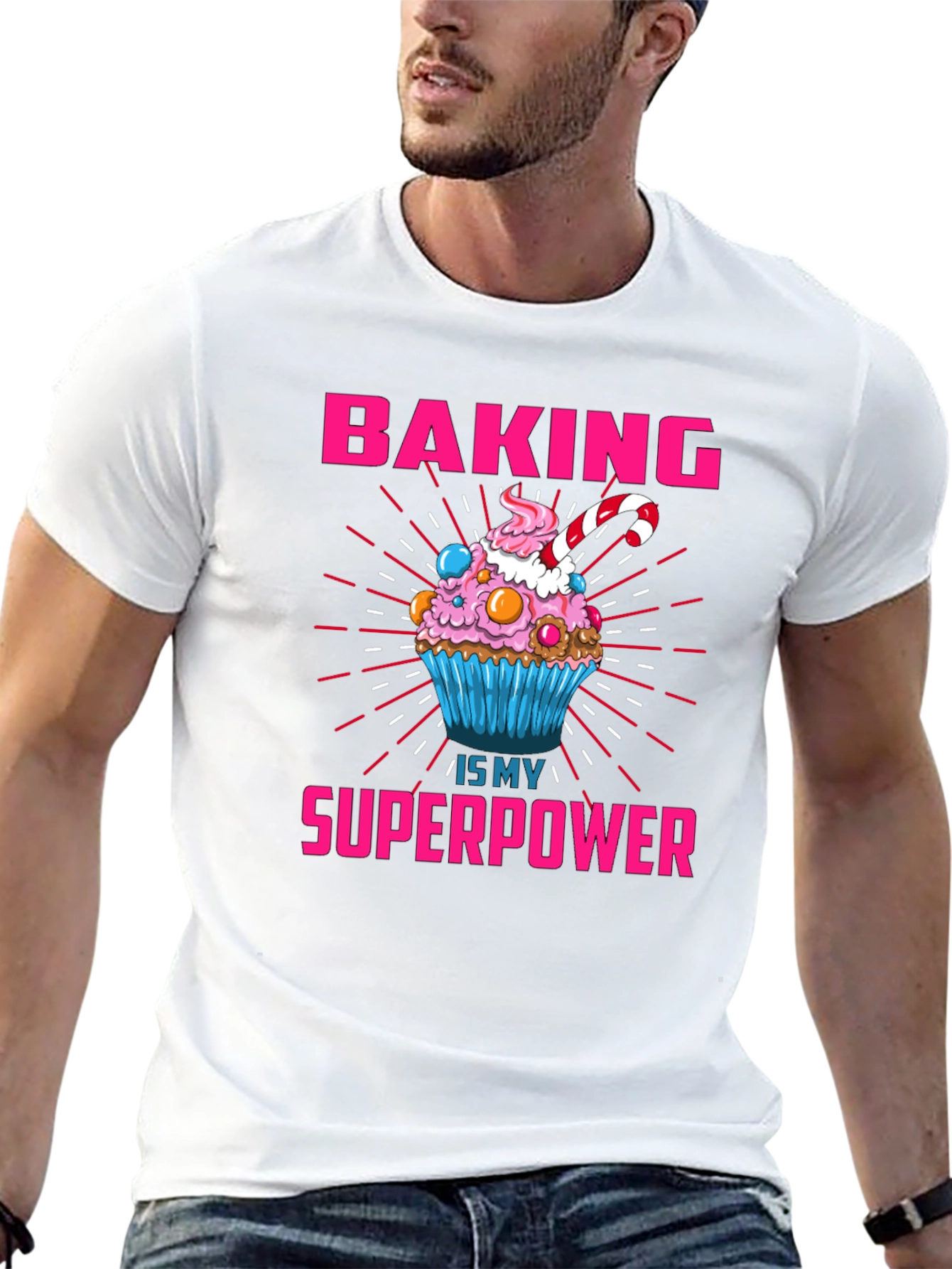 Baking is My Superpower Graphic T-Shirt