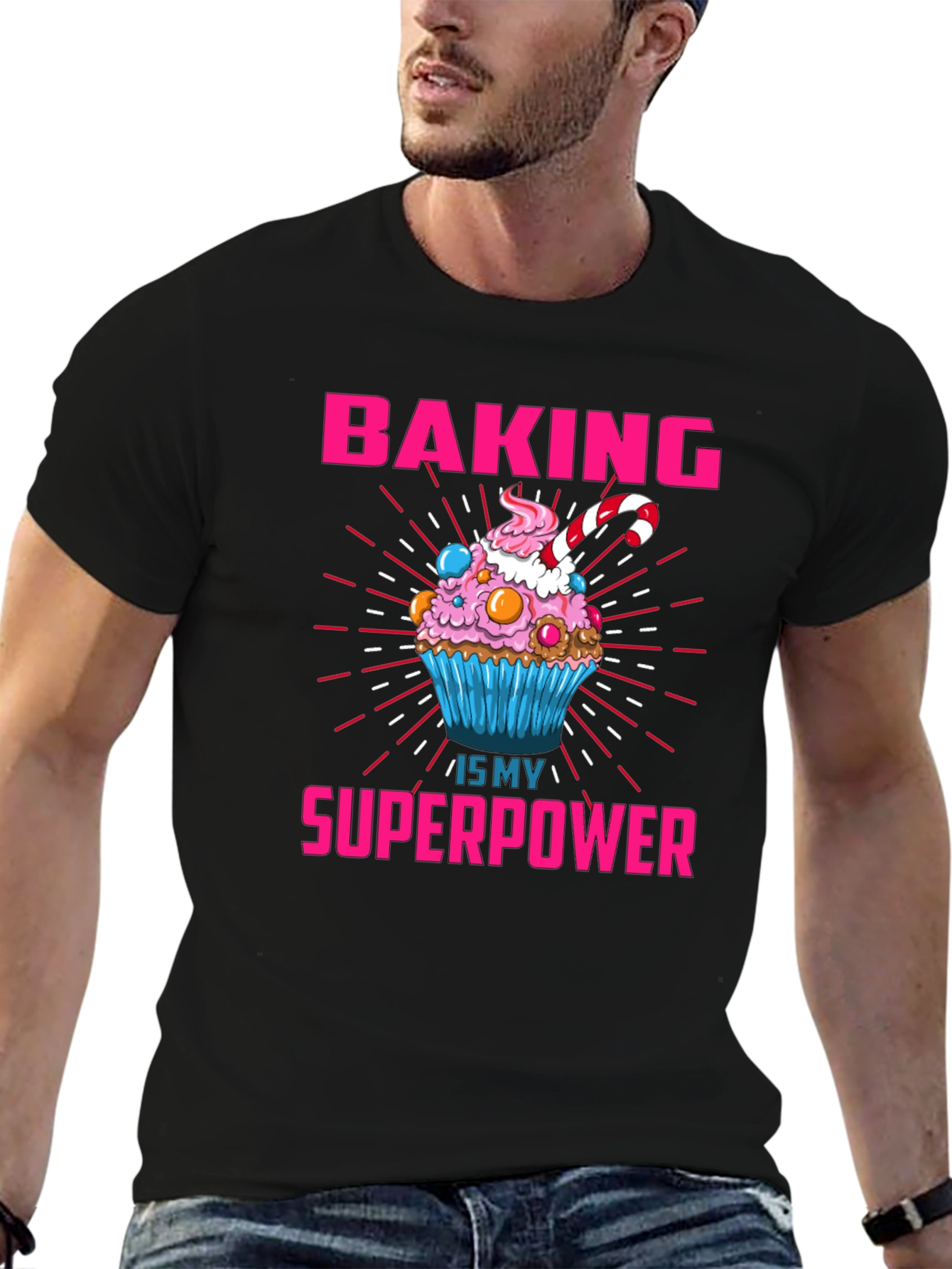 Baking is My Superpower Graphic T-Shirt