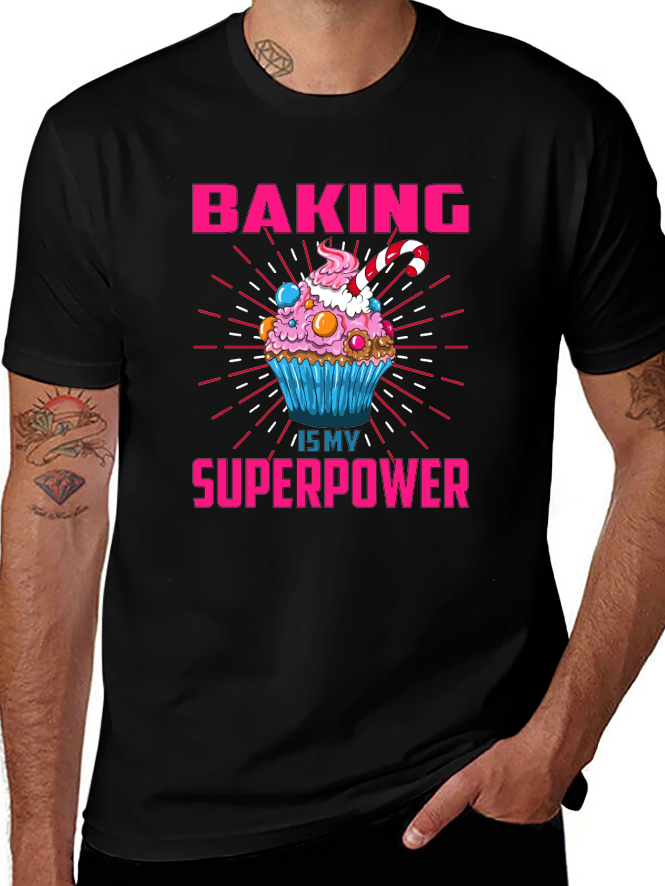 Baking is My Superpower Graphic T-Shirt