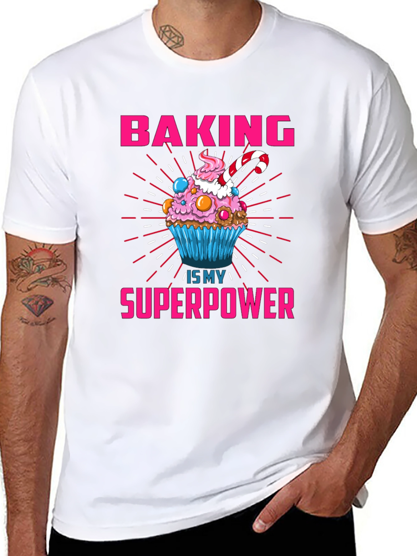 Baking is My Superpower Graphic T-Shirt