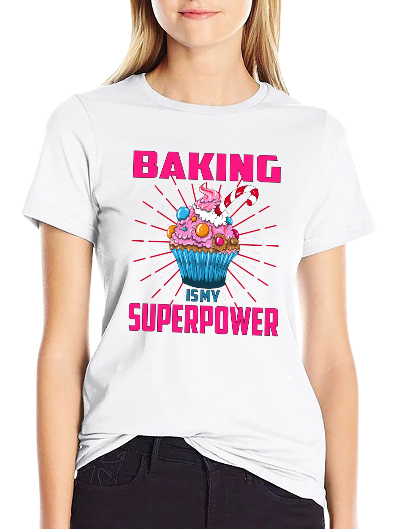 Baking is My Superpower Graphic T-Shirt