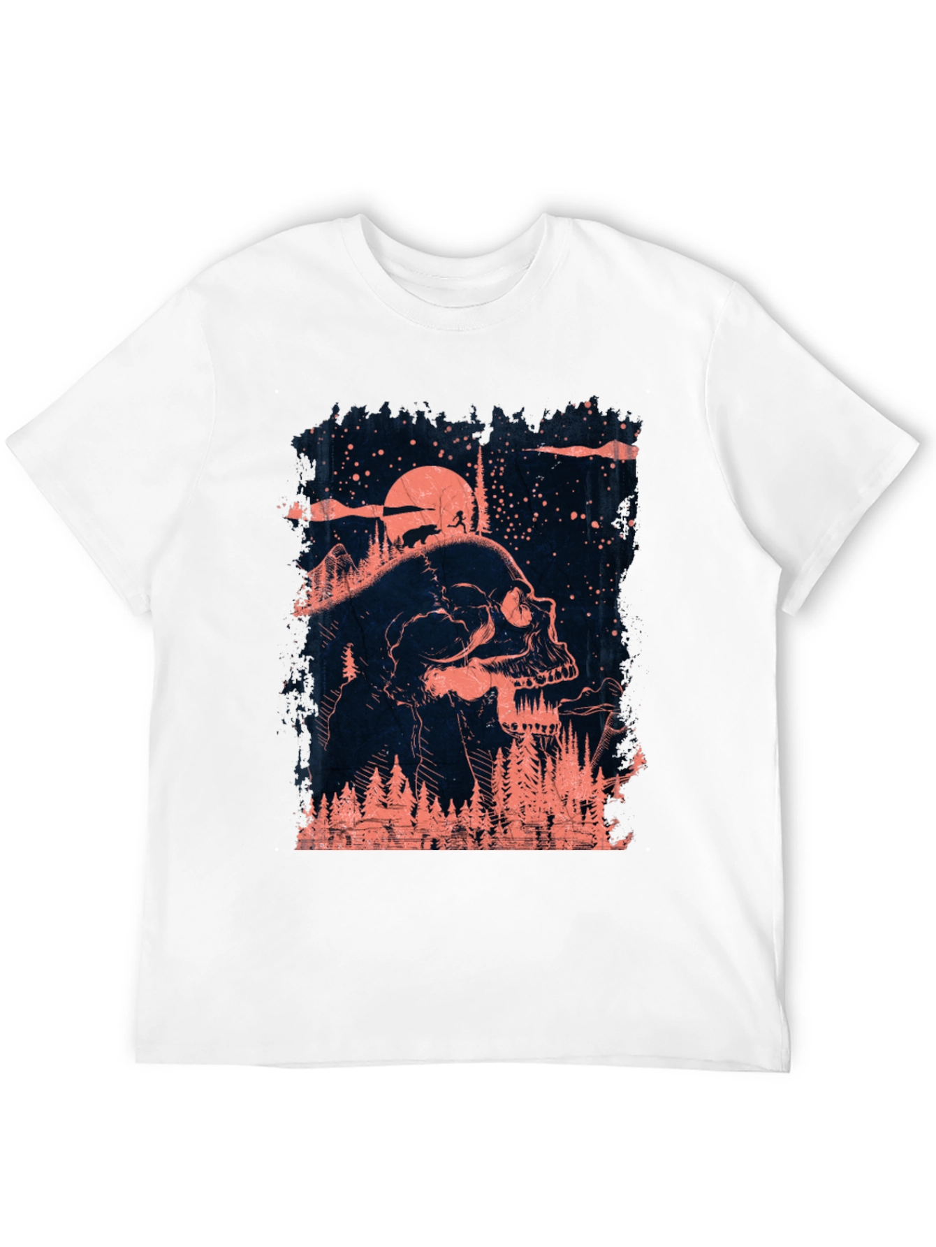 Skull & Forest Graphic T-Shirt