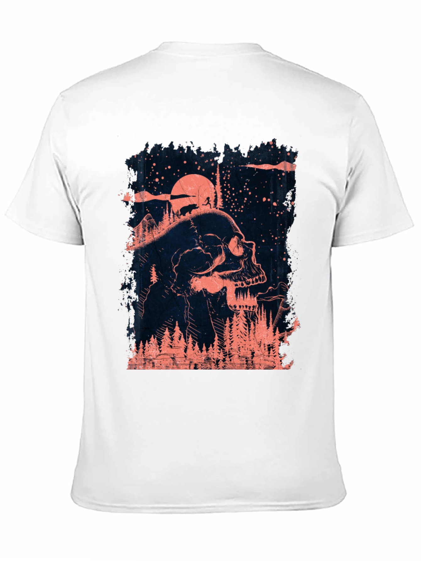 Skull & Forest Graphic T-Shirt