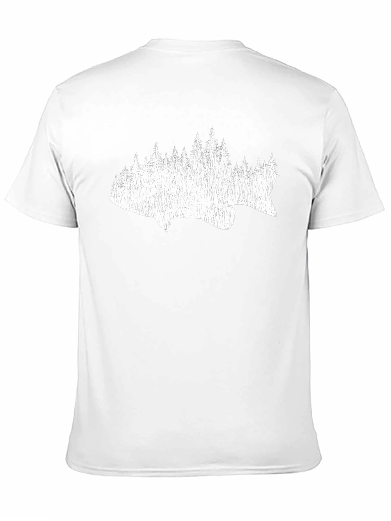 Nature Fish Graphic Tee - Soft Cotton Blend