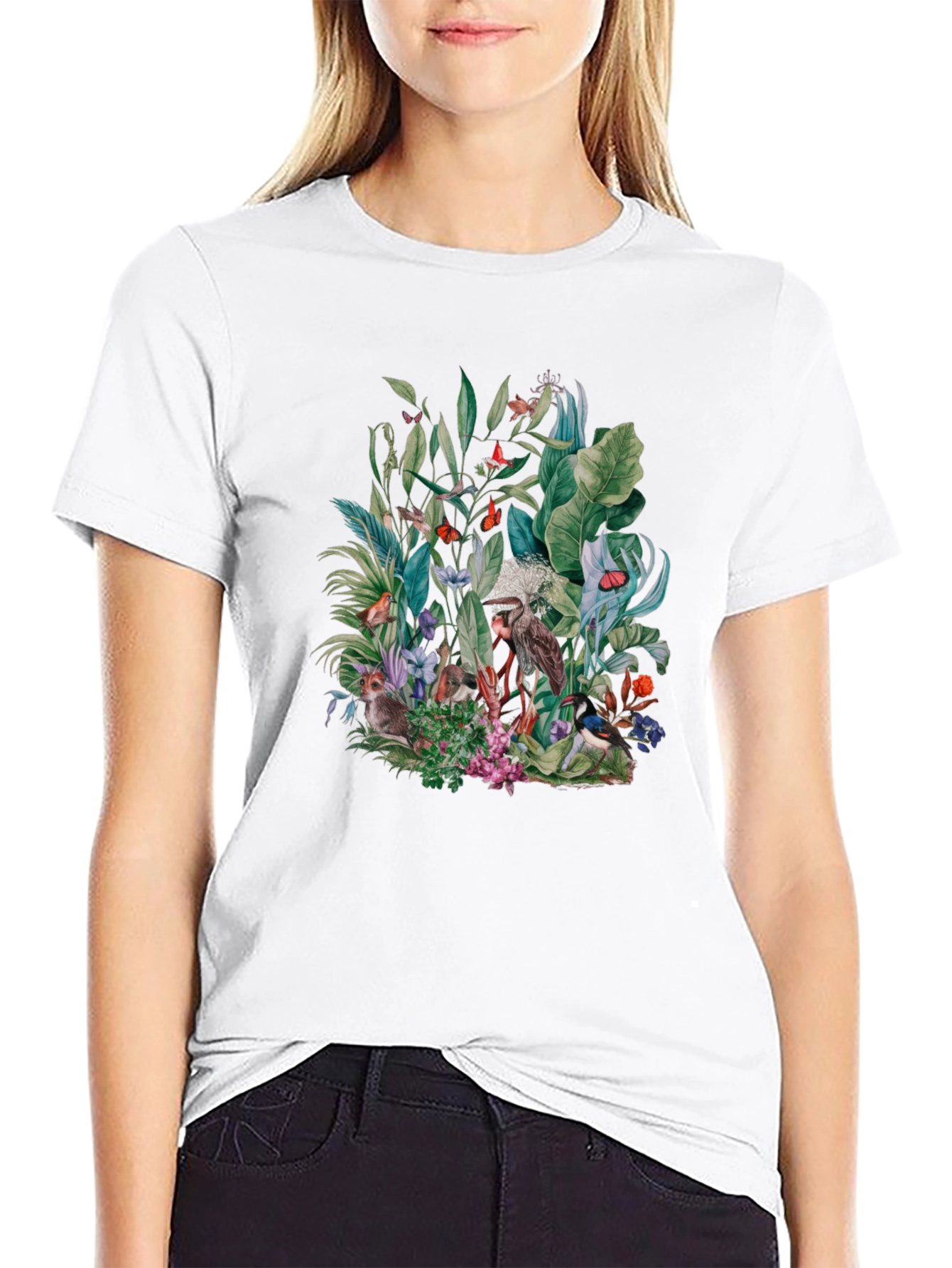 Jungle Print Graphic Tee
