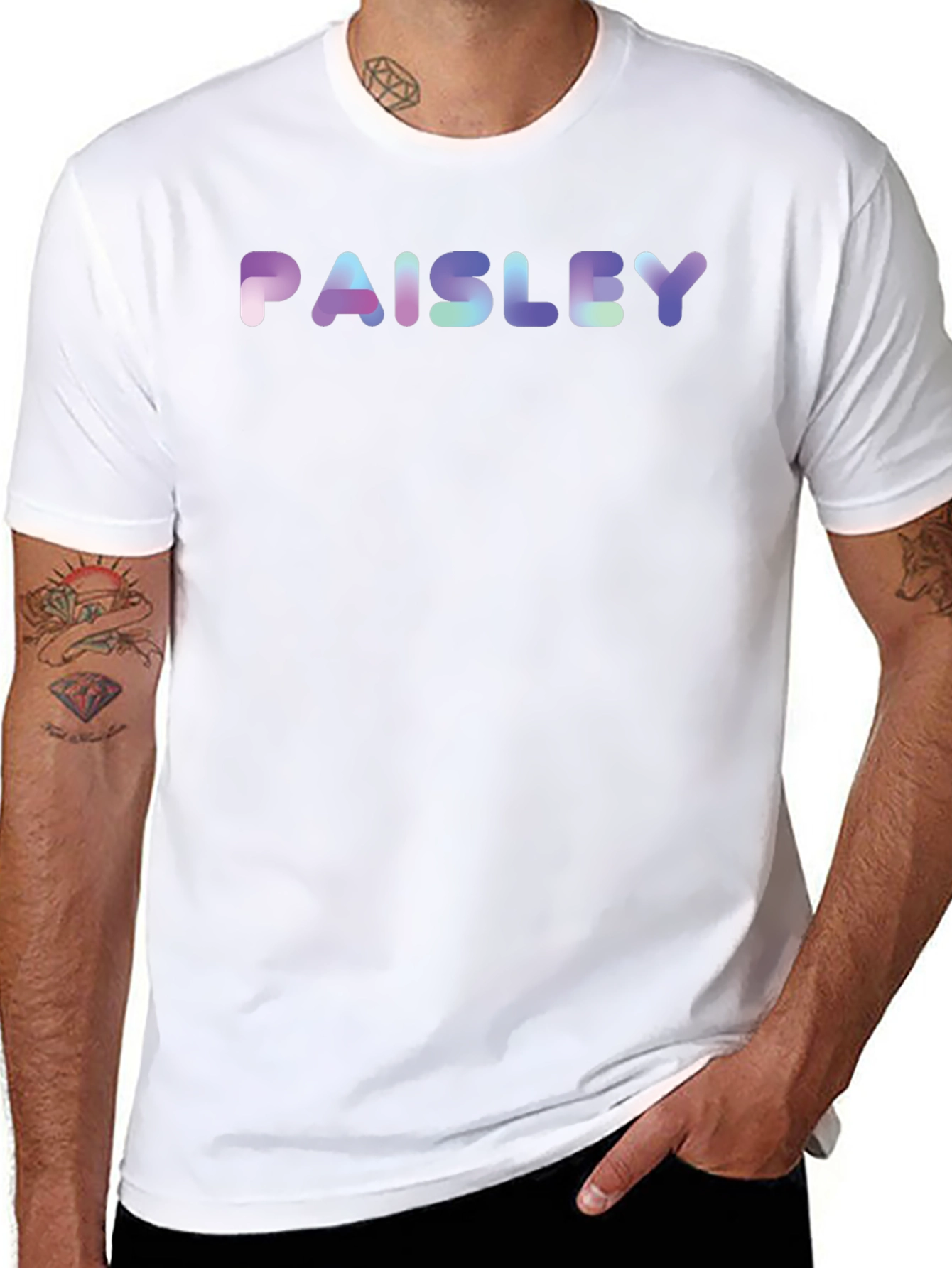 Paisley Graphic Print T-Shirt