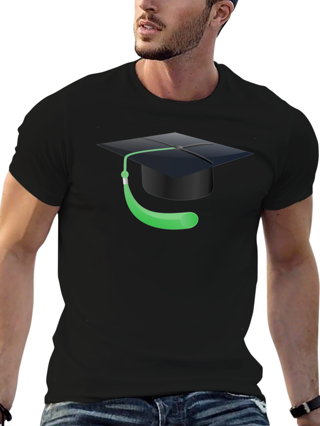 Graduation Cap Graphic T-Shirt
