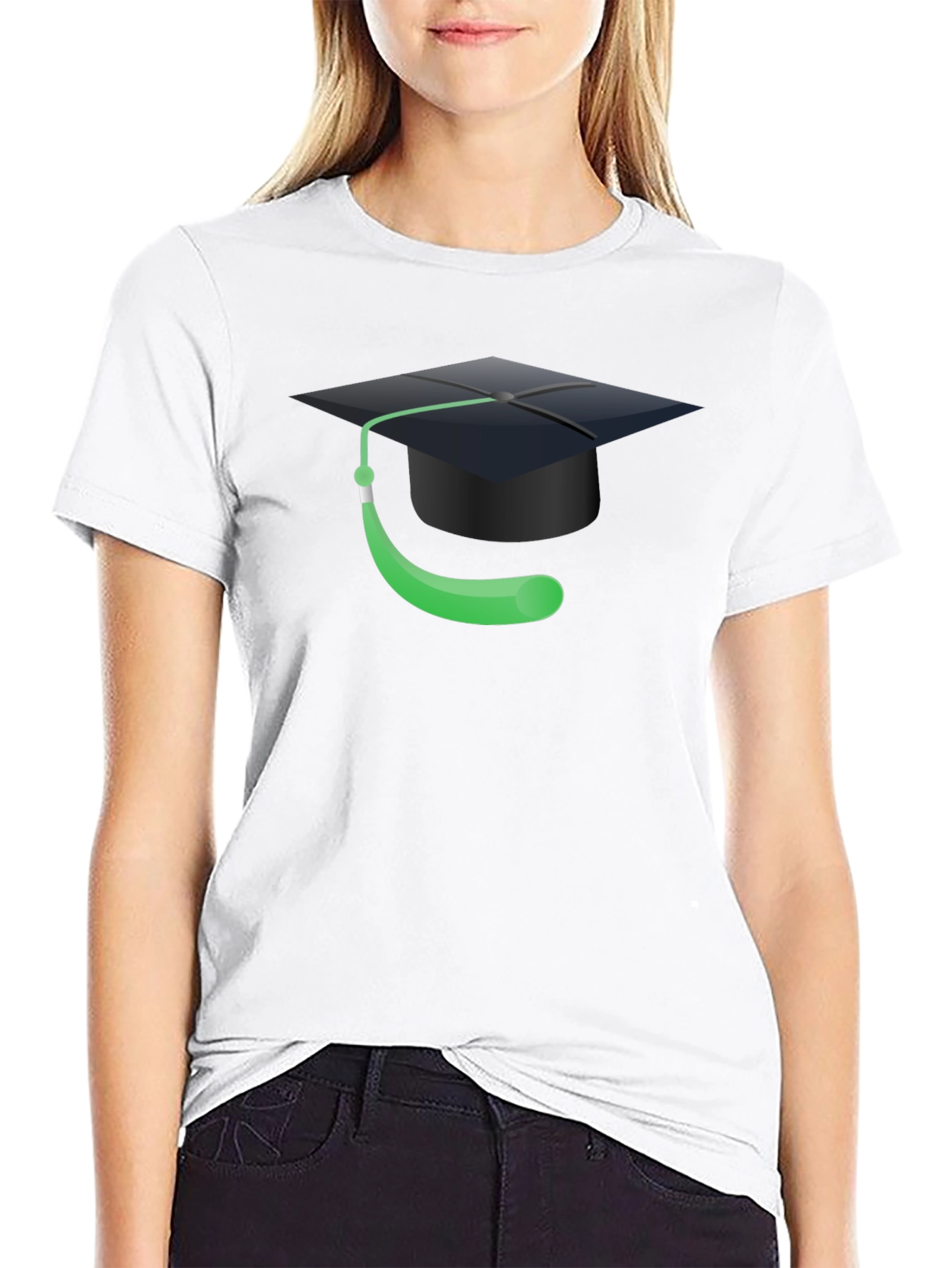 Graduation Cap Graphic T-Shirt