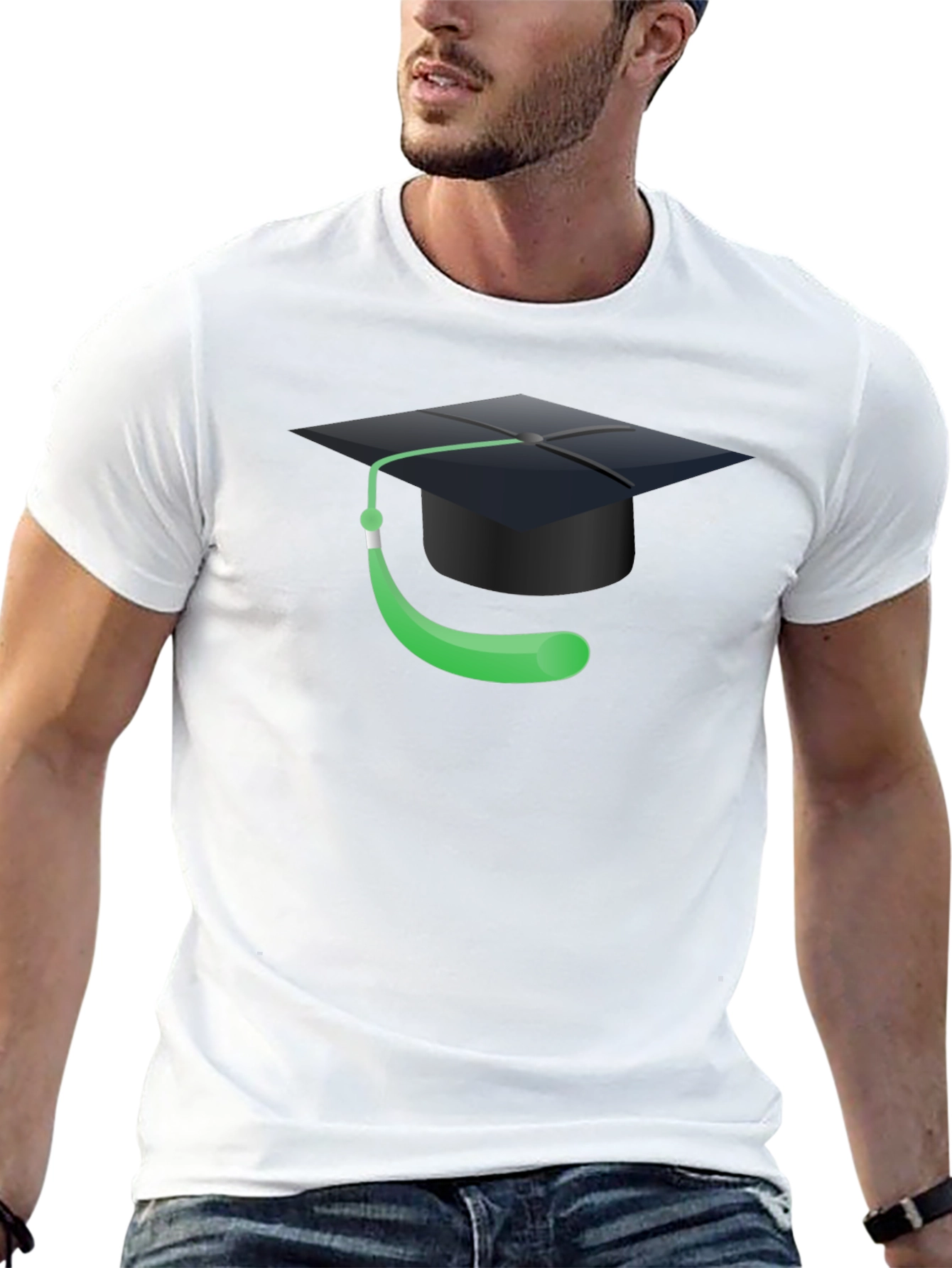 Graduation Cap Graphic T-Shirt