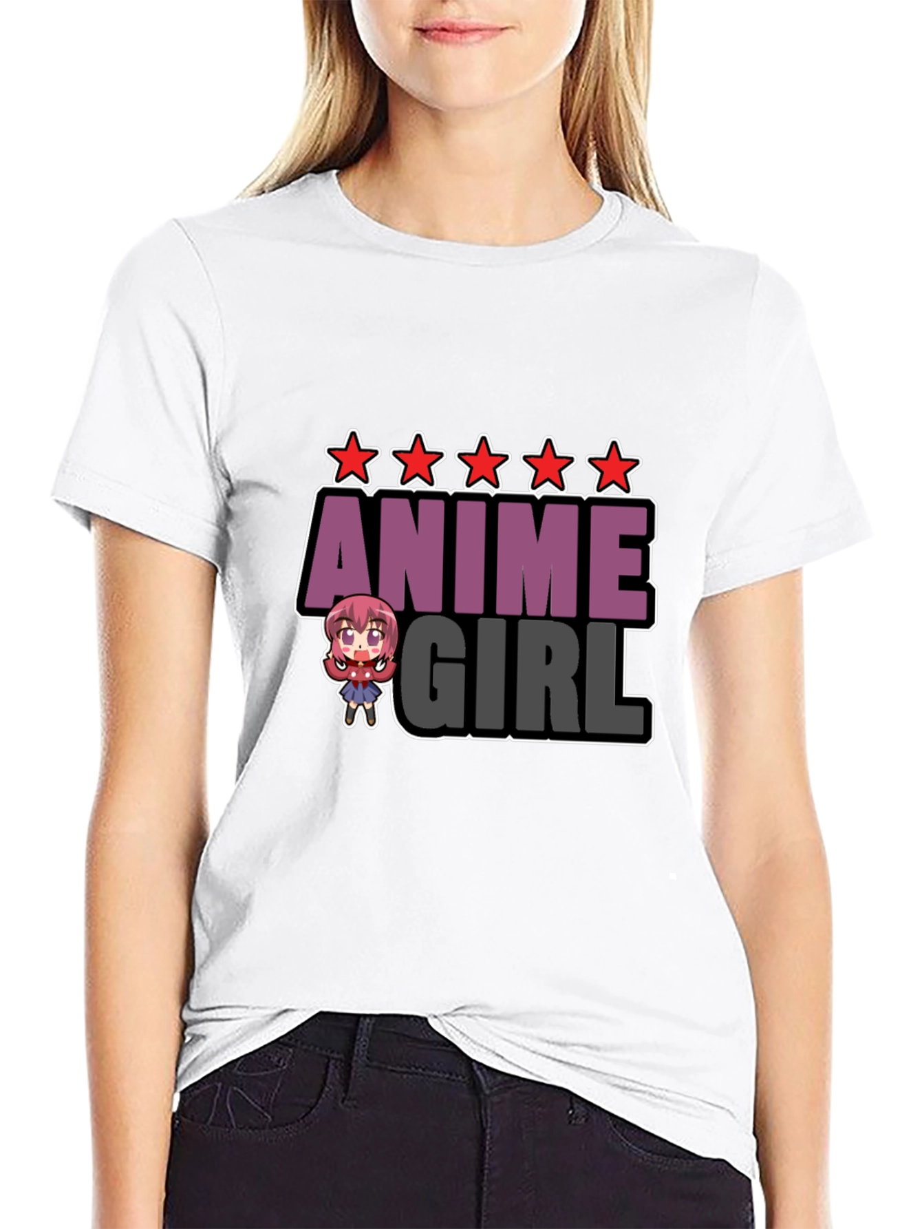 Anime Girl T-Shirt - Casual Style