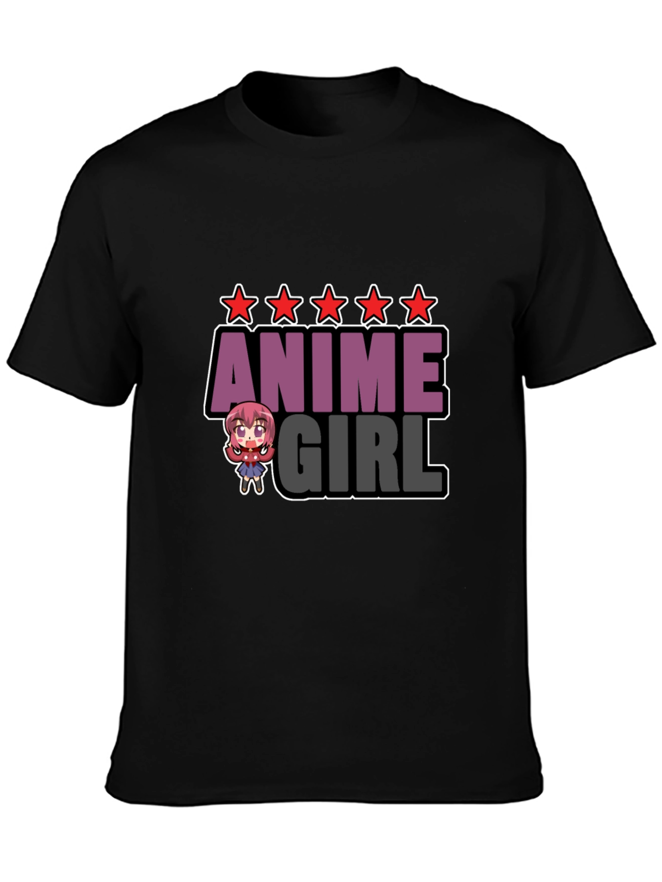 Anime Girl T-Shirt - Casual Style