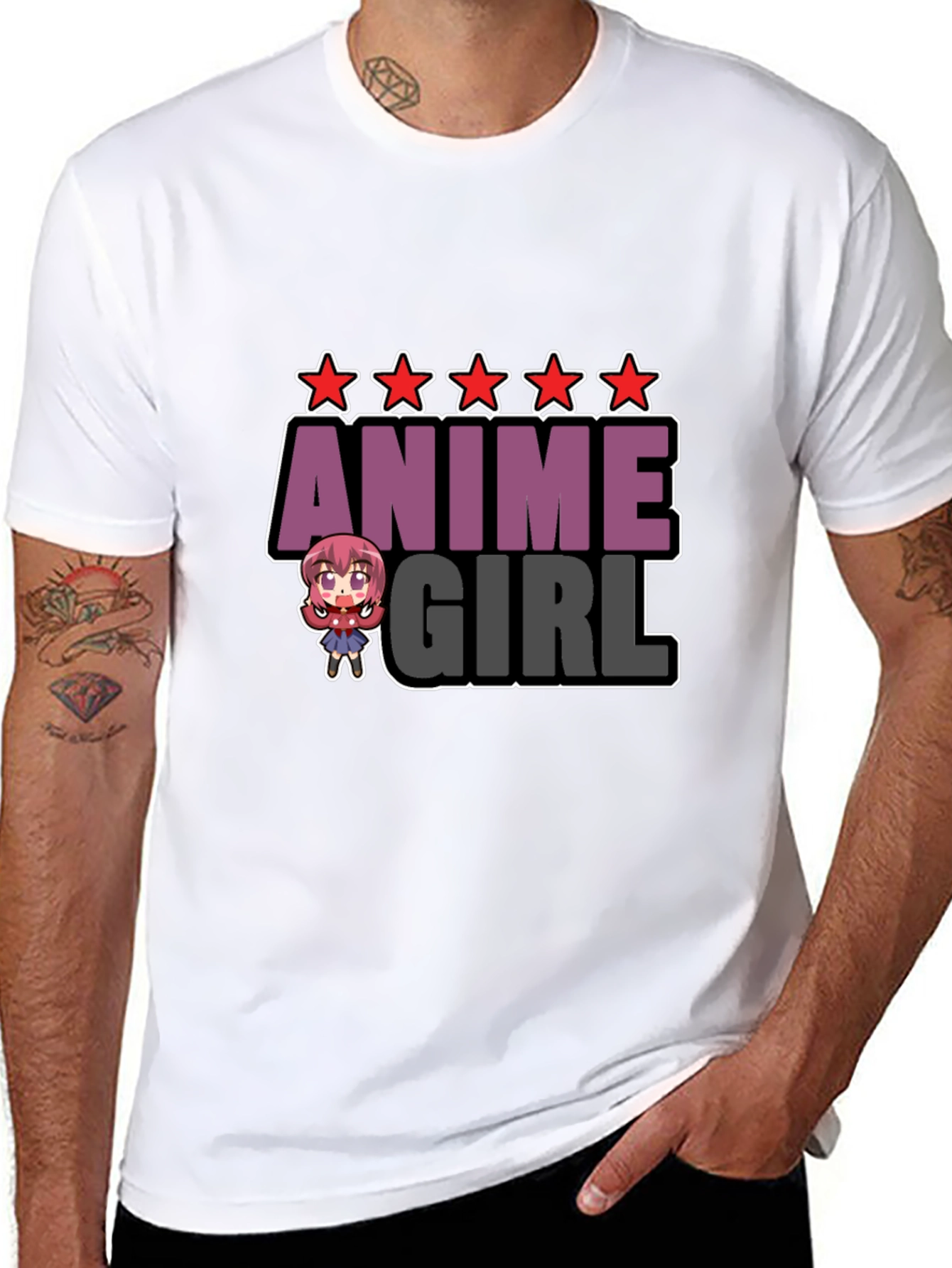 Anime Girl T-Shirt - Casual Style