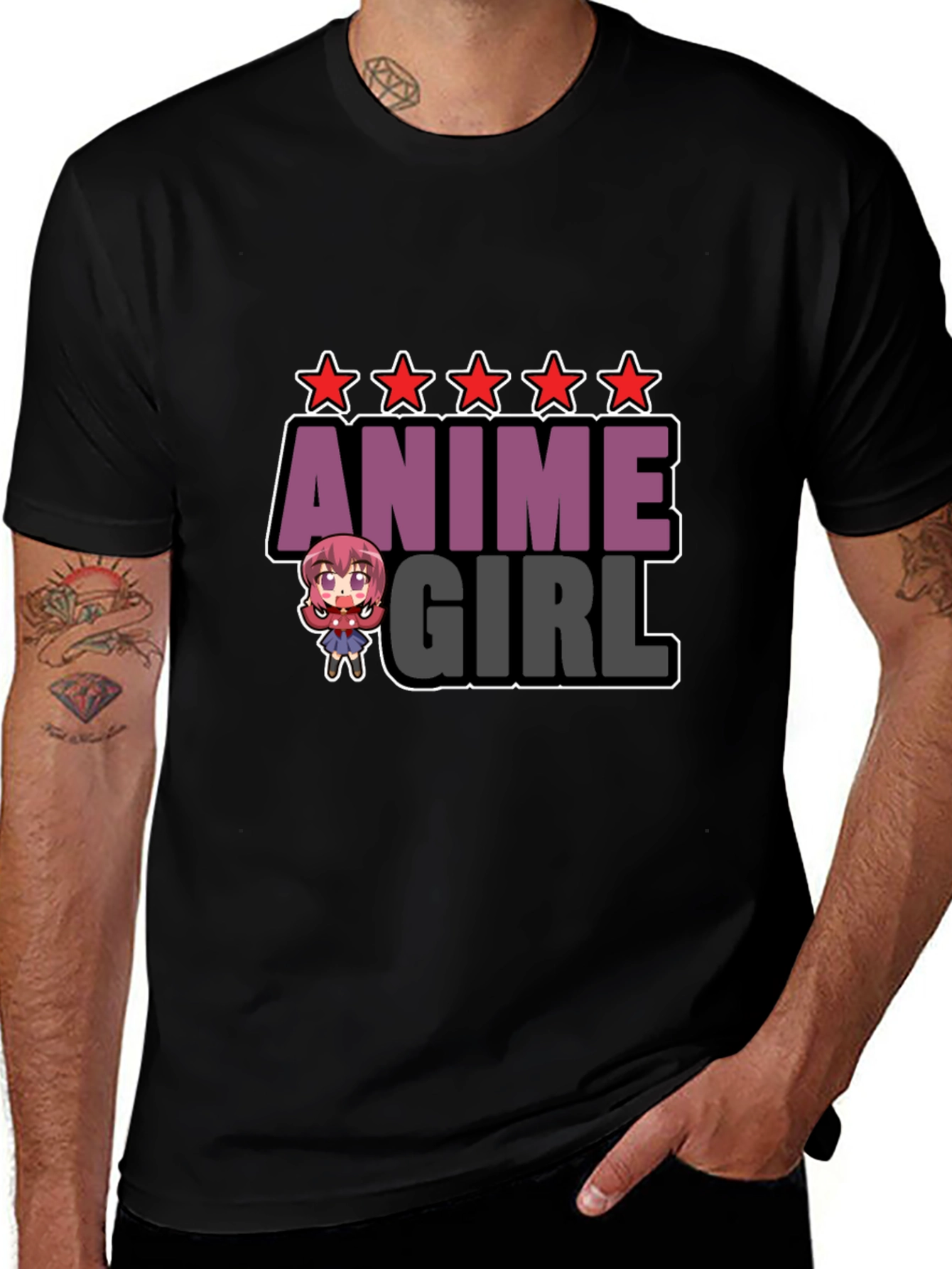 Anime Girl T-Shirt - Casual Style