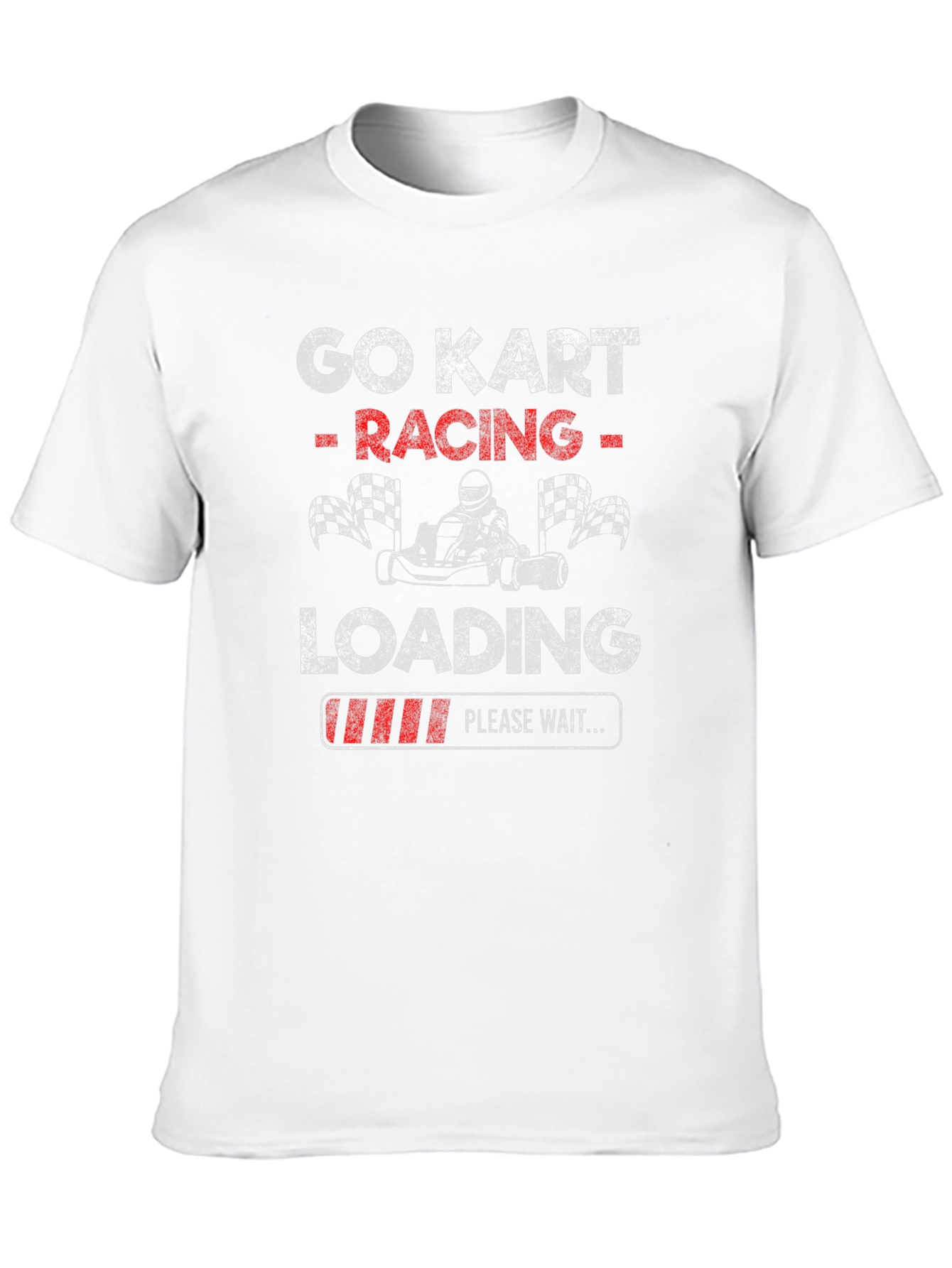 Go Kart Racing Loading T-Shirt - Black