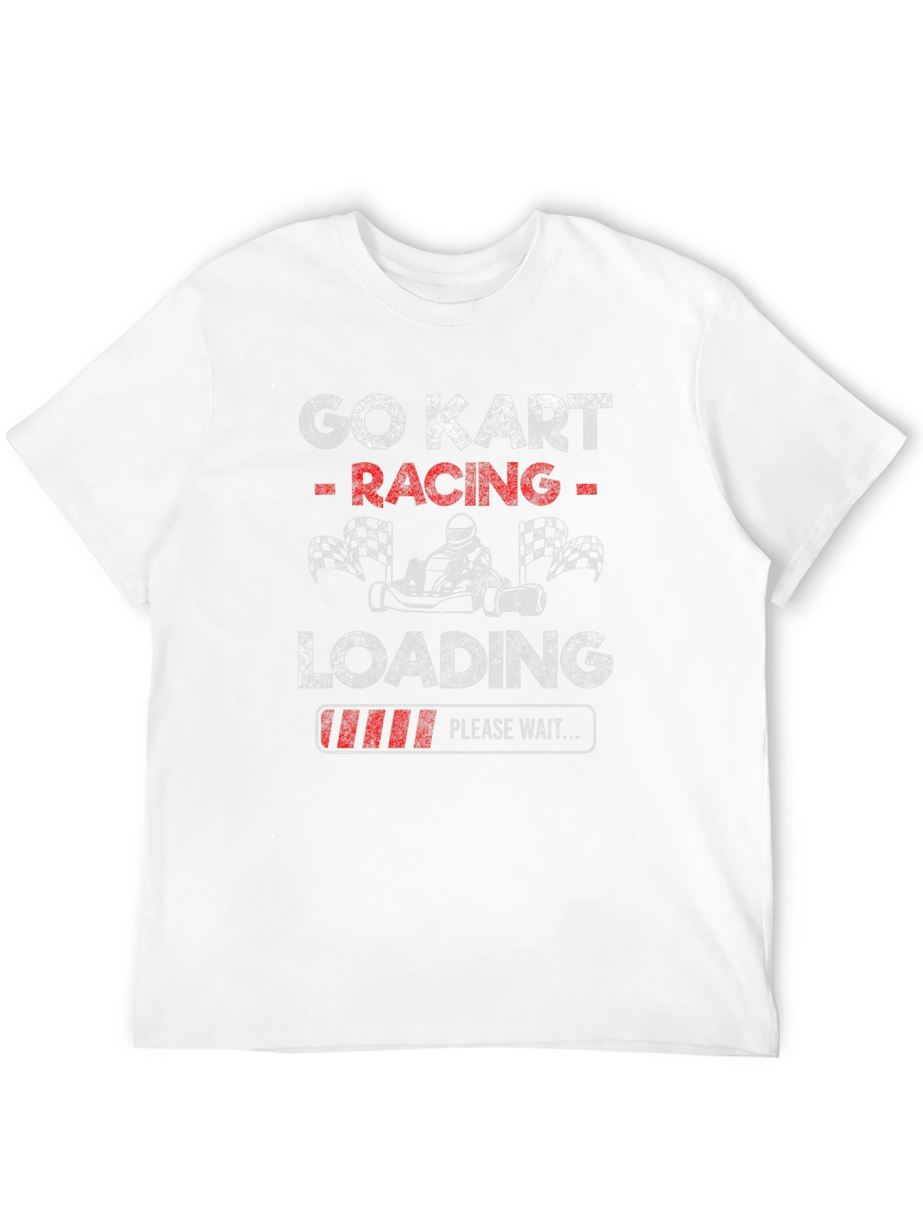 Go Kart Racing Loading T-Shirt - Black