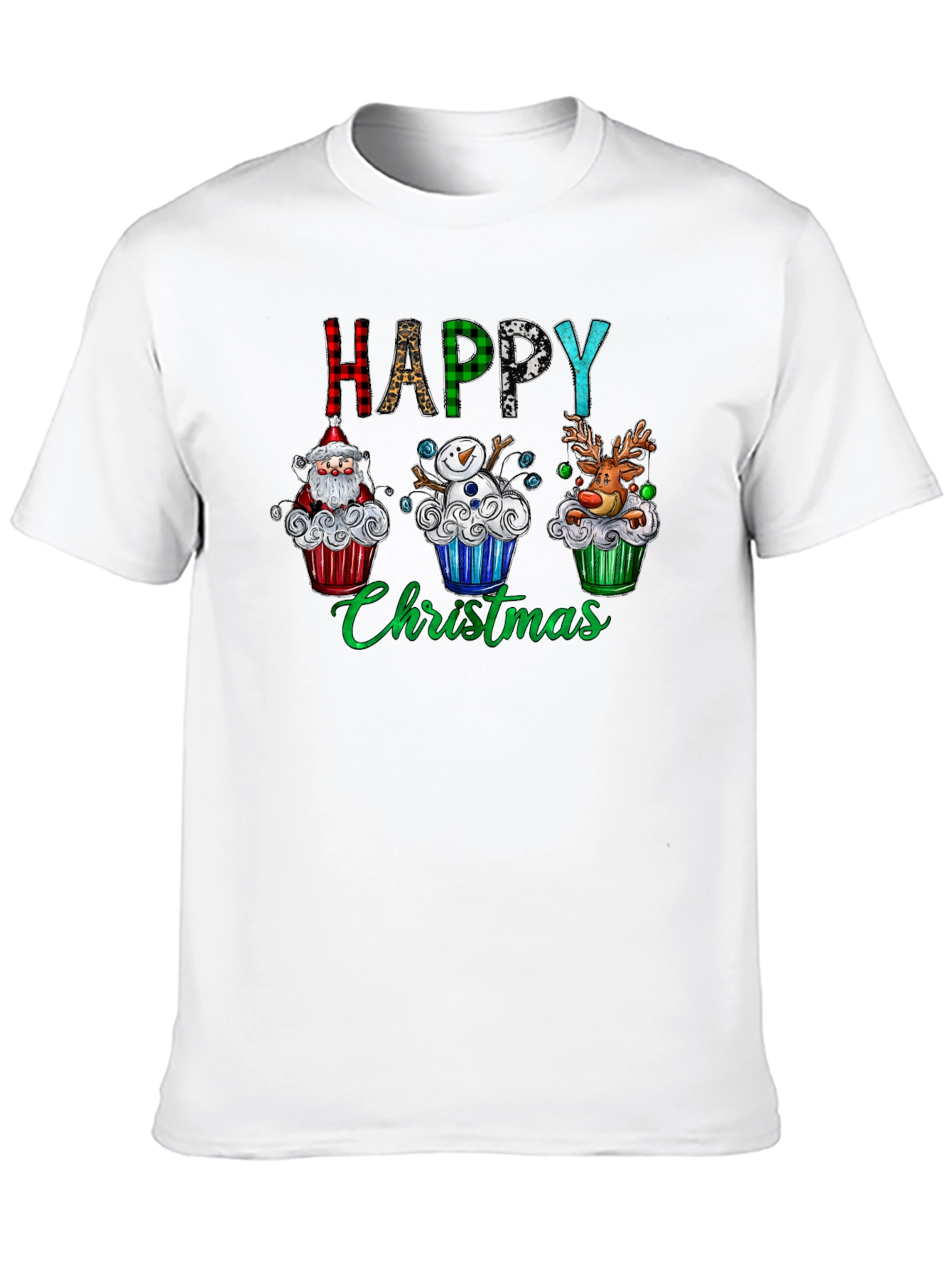 Happy Christmas Cupcake T-Shirt