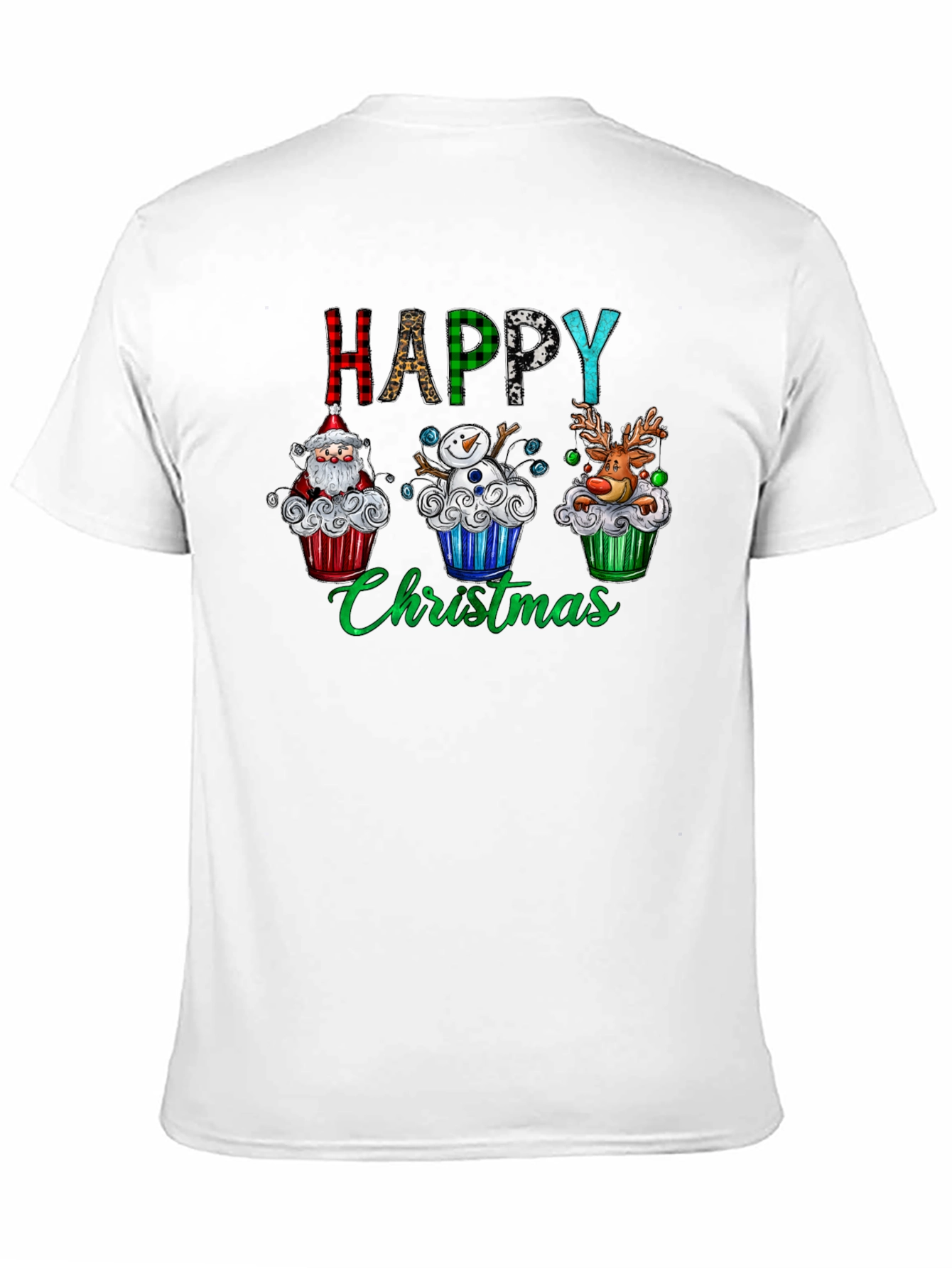 Happy Christmas Cupcake T-Shirt