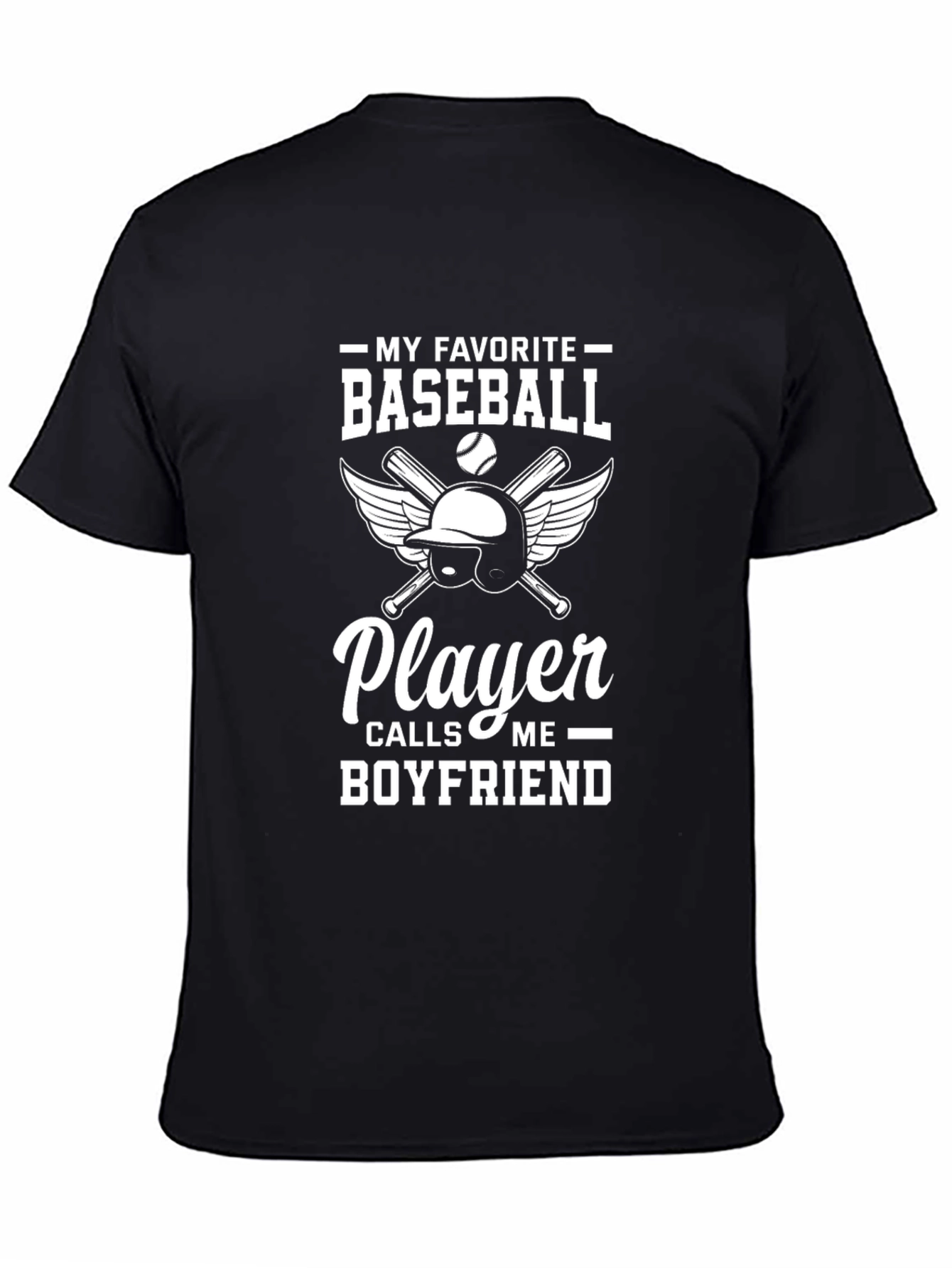 Baseball Boyfriend T-Shirt - Gift for Baseball Fans
