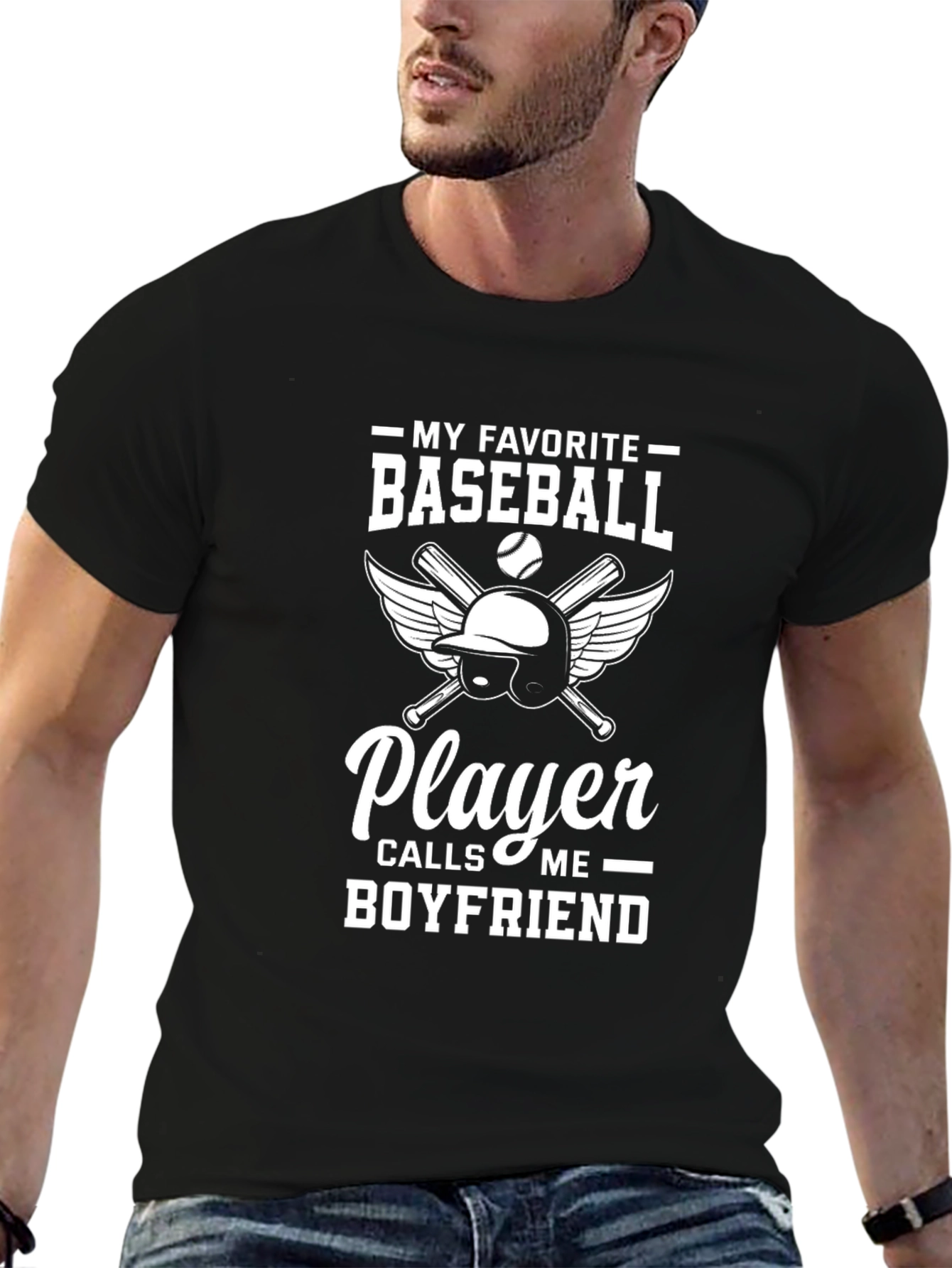 Baseball Boyfriend T-Shirt - Gift for Baseball Fans