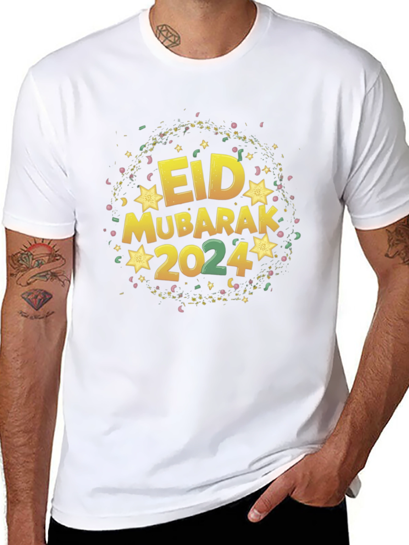 Eid Mubarak 2024 T-Shirt Holiday Celebration