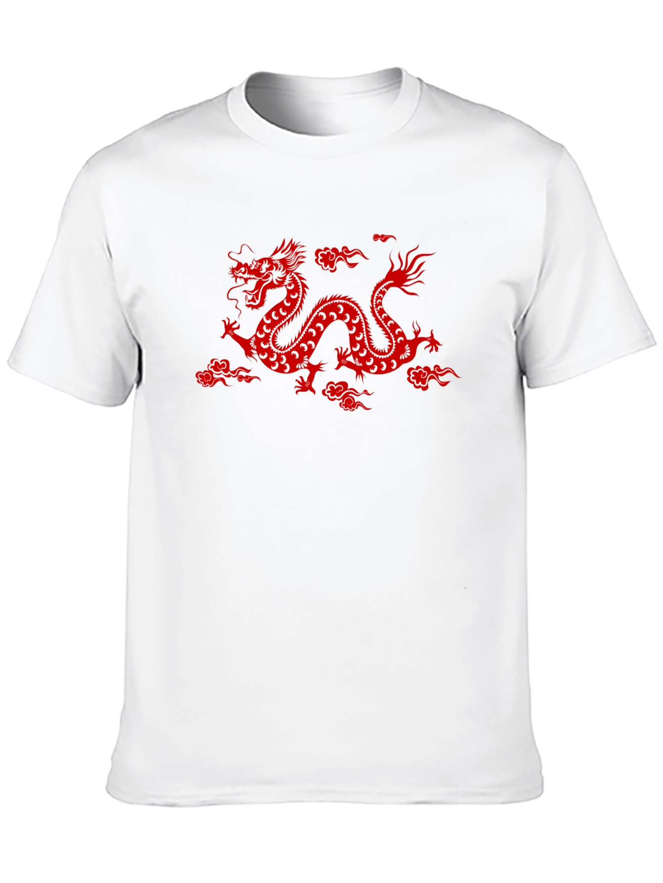 Dragon Graphic Tee - Black Cotton Comfort Fit