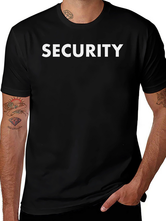 SECURITY Crew Neck T-Shirt - Guard Event Staff Tee