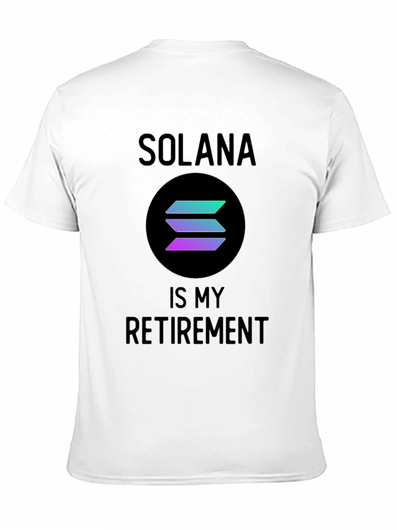Solana Retirement T-Shirt - Crypto HODL